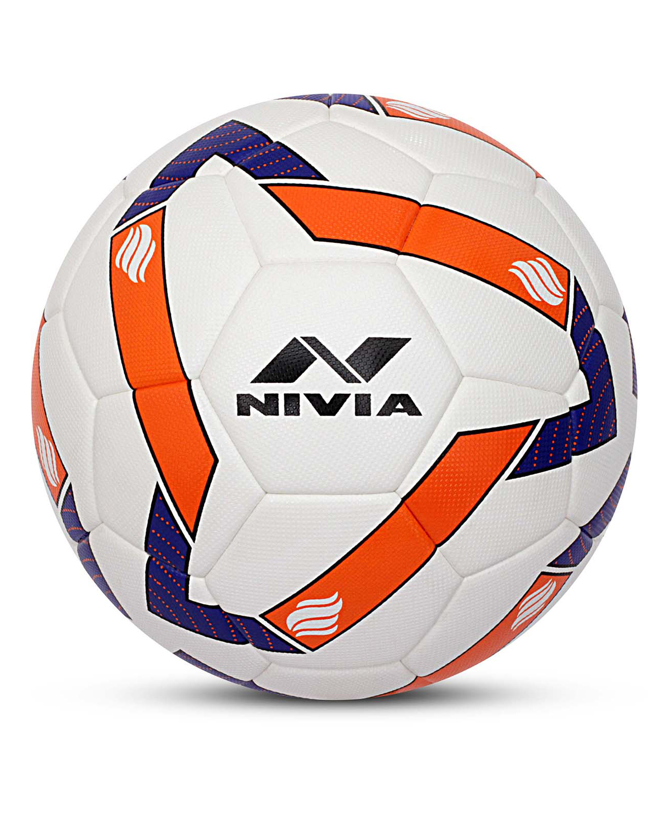 NIVIA Shining Star Stitchless Football Size 5 - White-picture-31