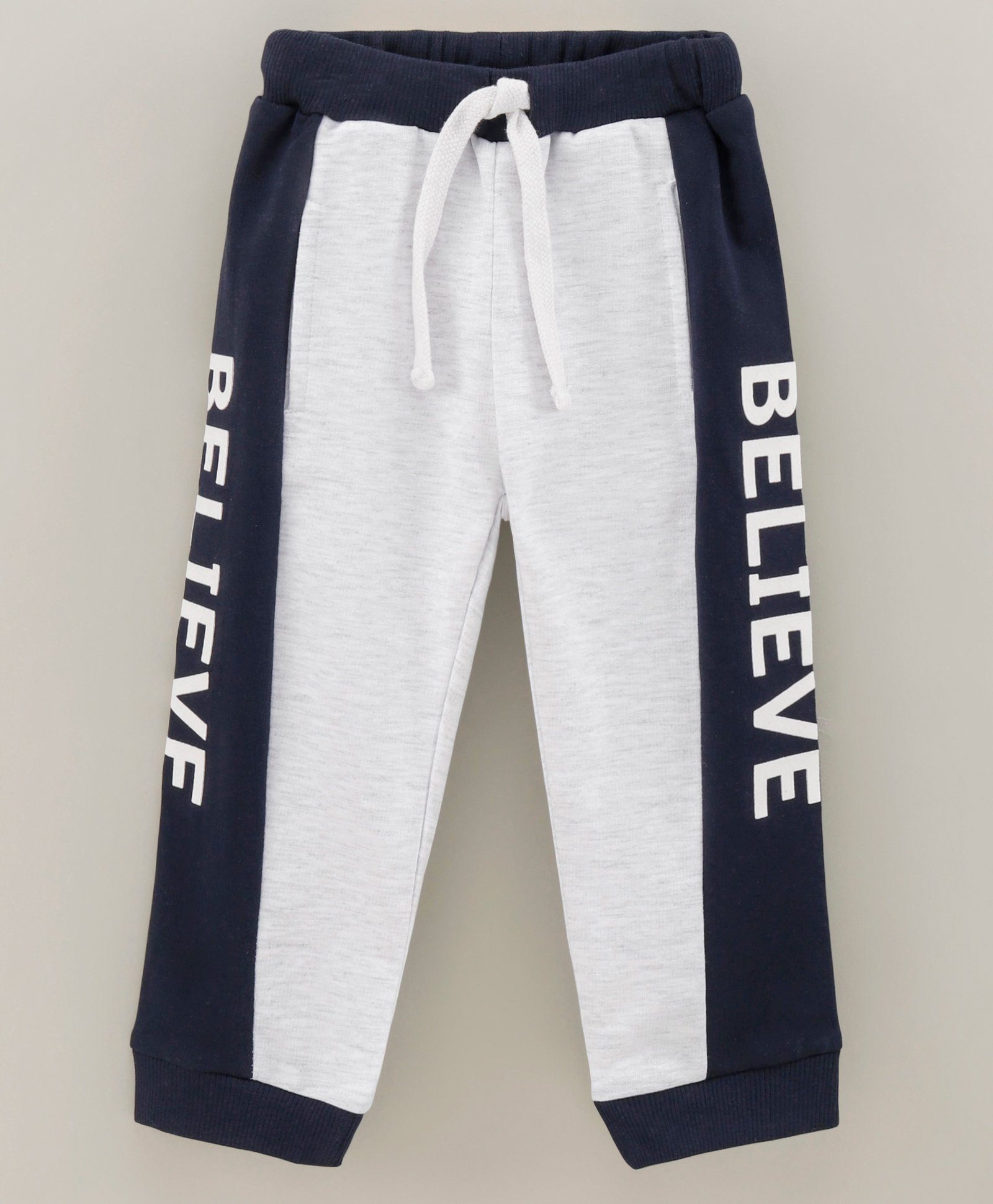 ToffyHouse Lounge and Track Pant Text Print - Light Grey-image-32