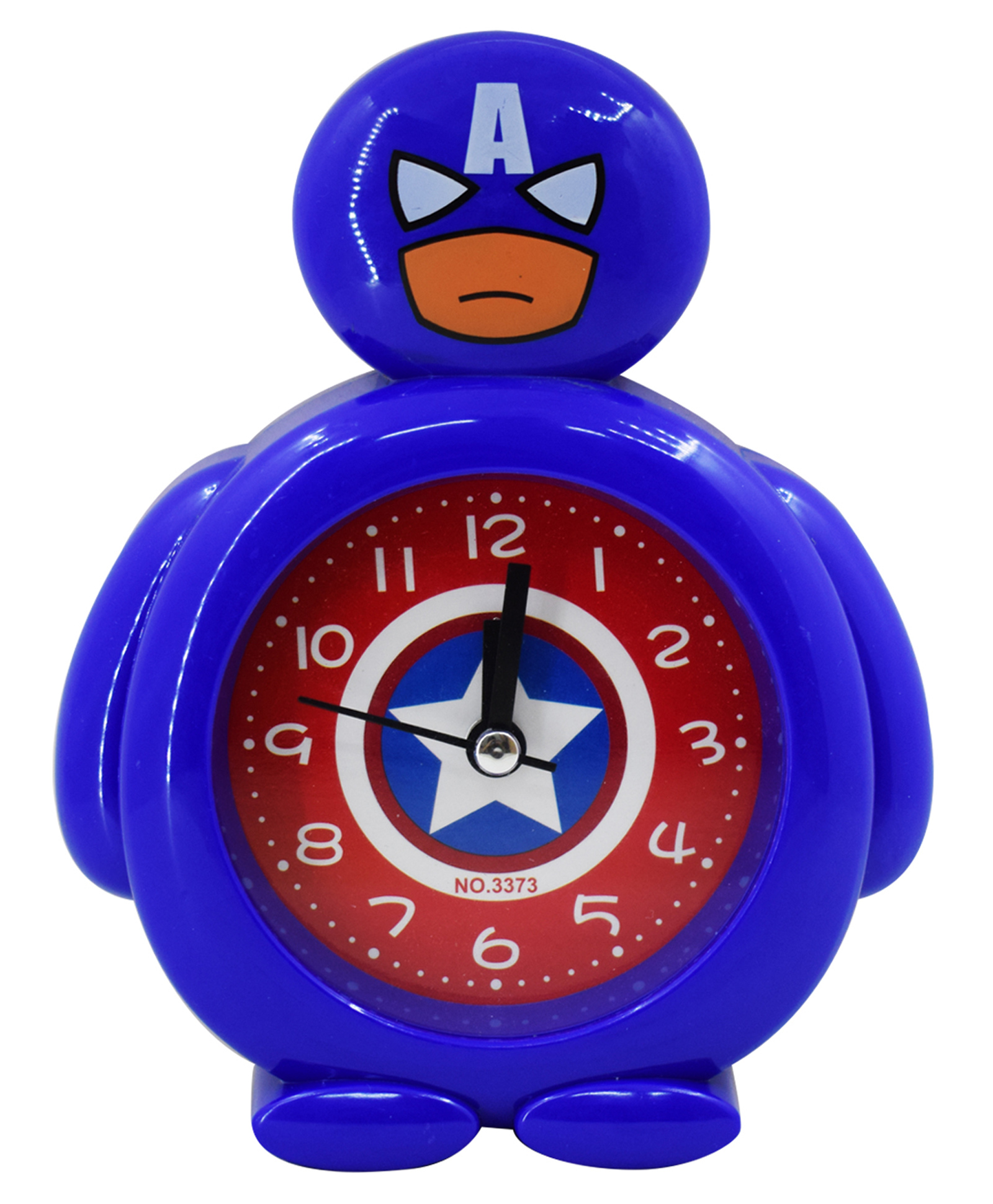 Asera Captain America Alarm Table Clock - Blue-picture-49