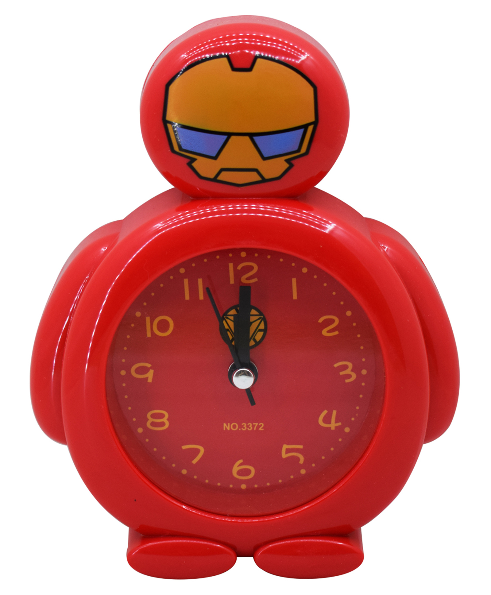 Asera Ironman Alarm Table Clock - Red-picture-35