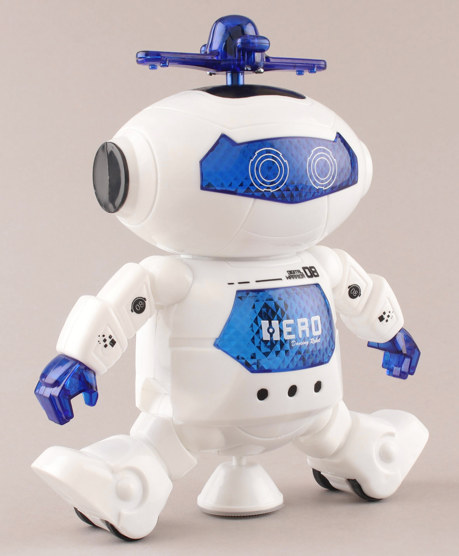 KV Impex Dancing Robot With Music And Light - White Blue-image-28