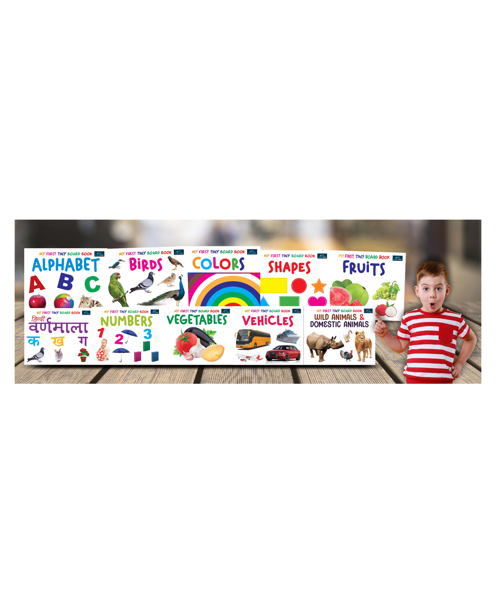 bookford publications Book Ford Publications Tiny Board Books Set Of 10 - English-picture-23