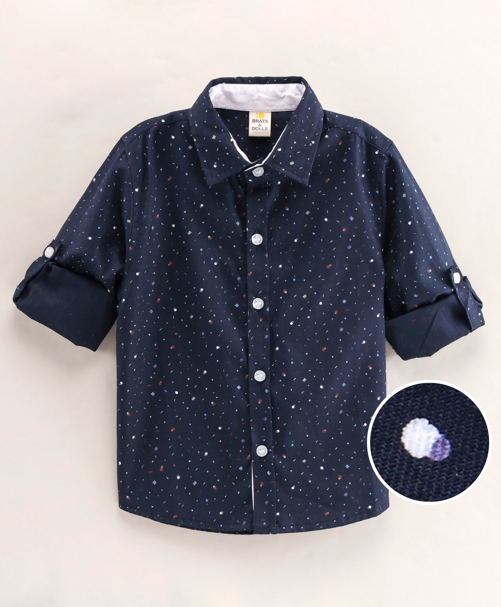 Brats And Dolls Cotton Full Sleeves All Over Printed - Blue-image-20