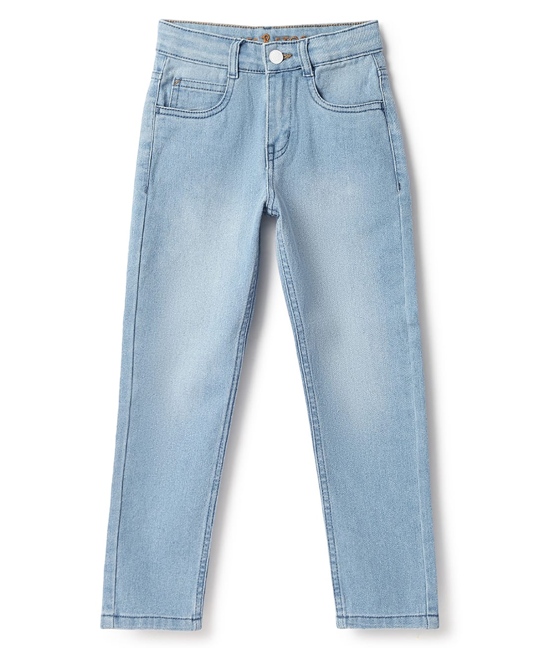 Tales & Stories Slim Fit Solid Jeans - Light Blue-picture-13
