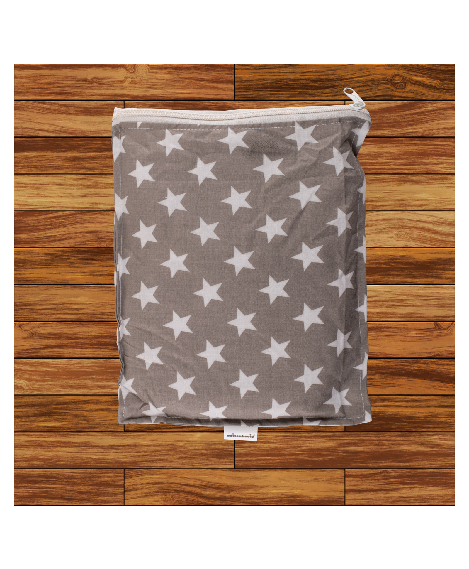 Mittenbooty Baby Mustard Seed Rai Pillow Star - Grey-image-20