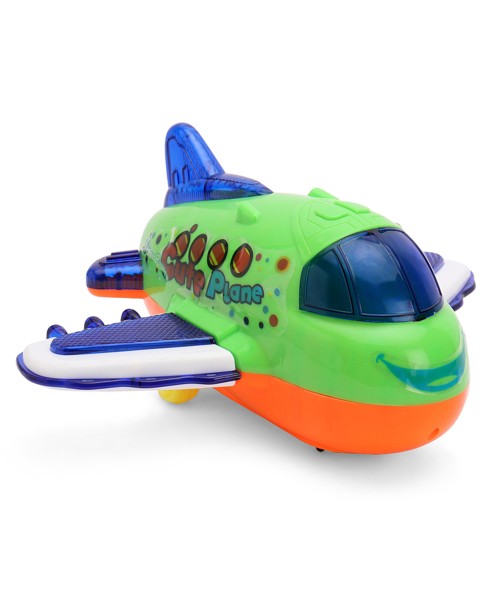 KV Impex Bump and Go Airplane with Music and Lights - ( Color And Print May Vary)-image-24