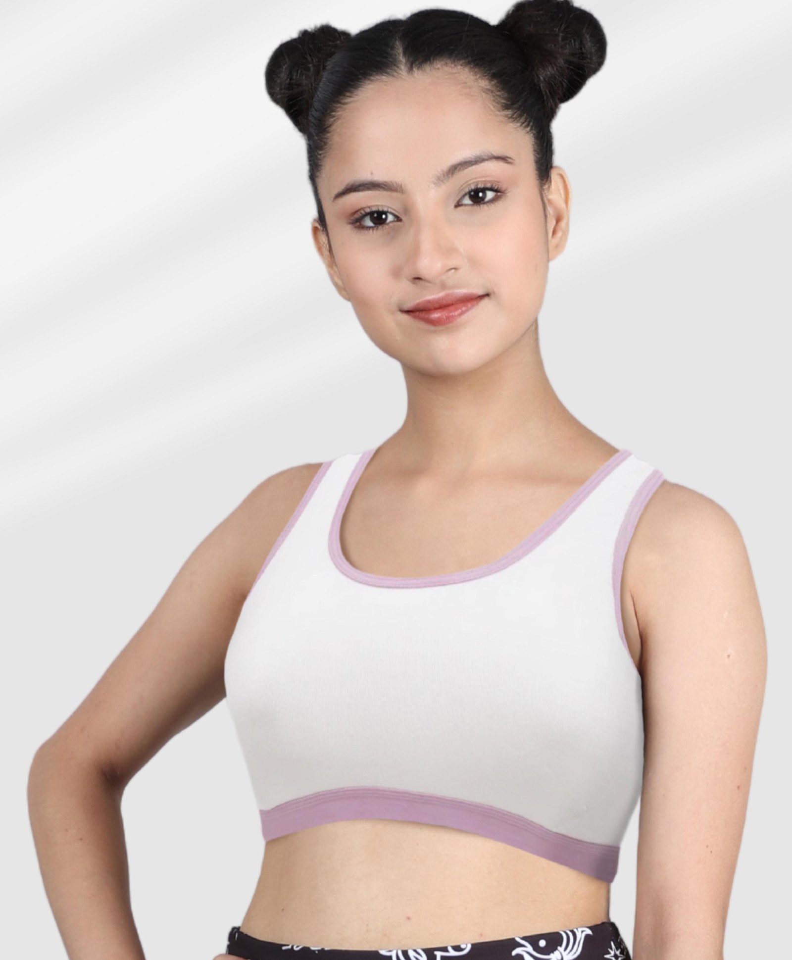 D'chica Athleisure Sports Bra - White-picture-9