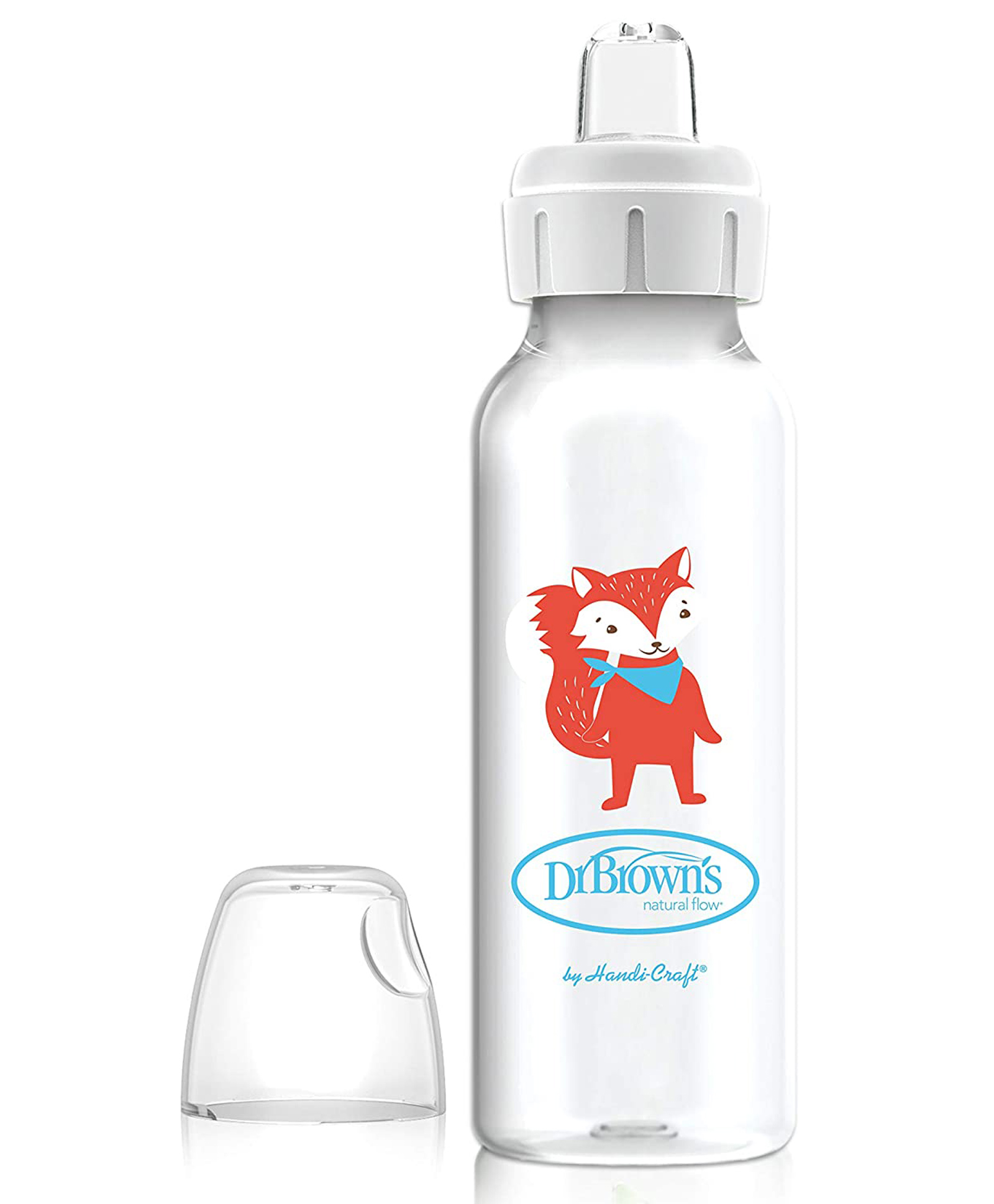 Dr. Brown's Sippy Spout Feeding Bottle Fox - 250 ml