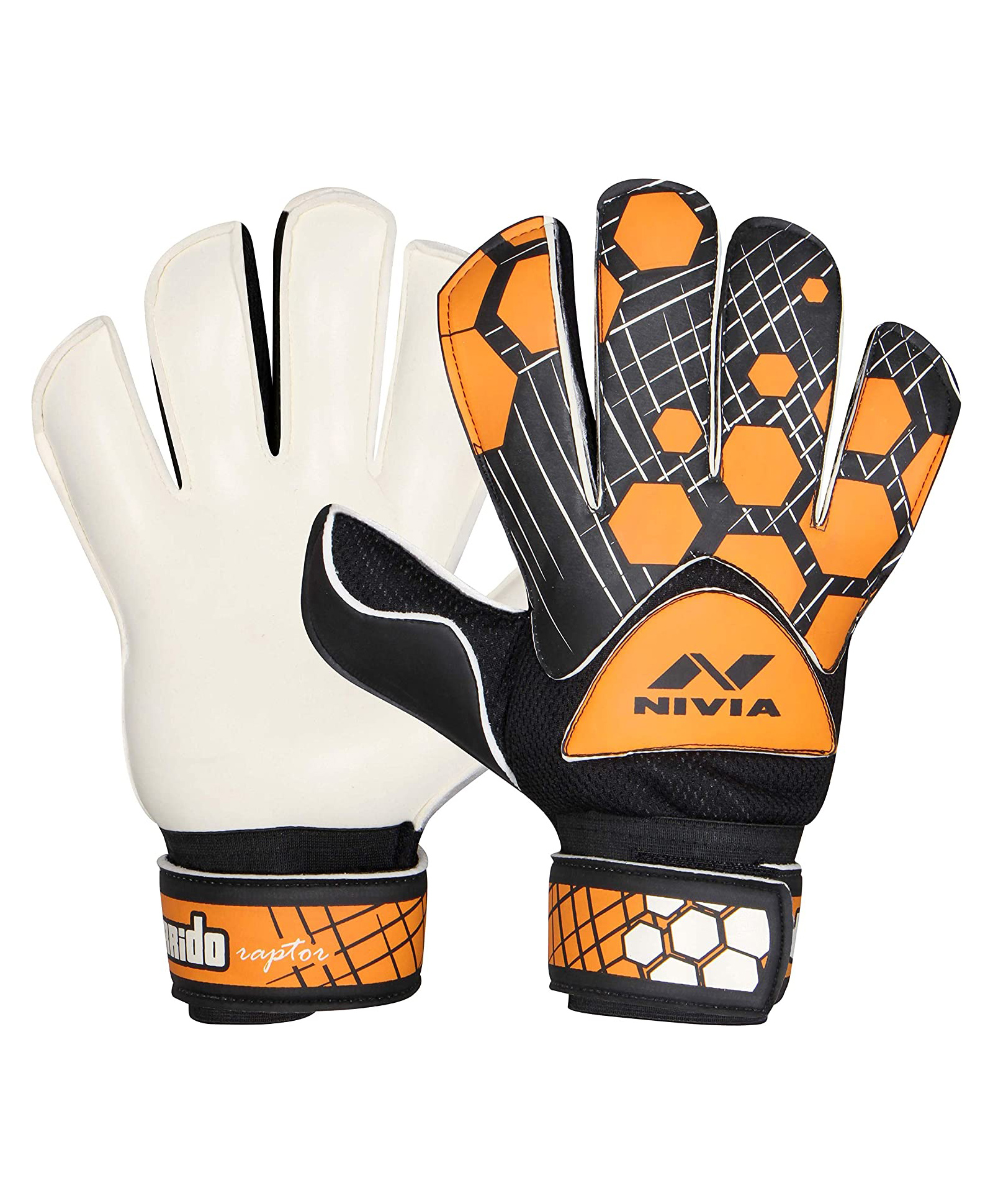 NIVIA Raptor Torrido Goal Keeper Gloves Size L- Multicolor-image-3