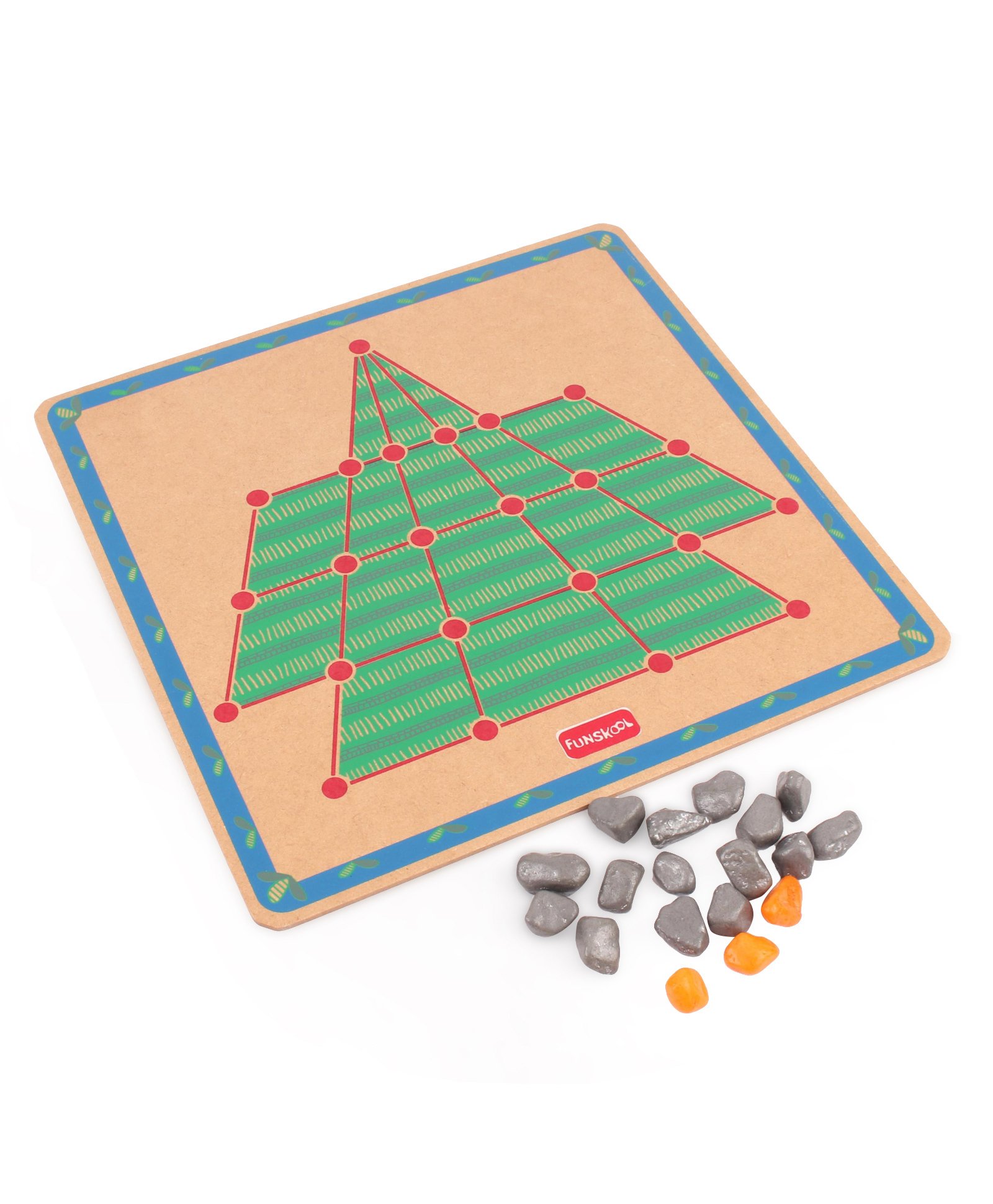 Funskool Goats And Tigers Traditional Strategic Board game - Multicolour-picture-31