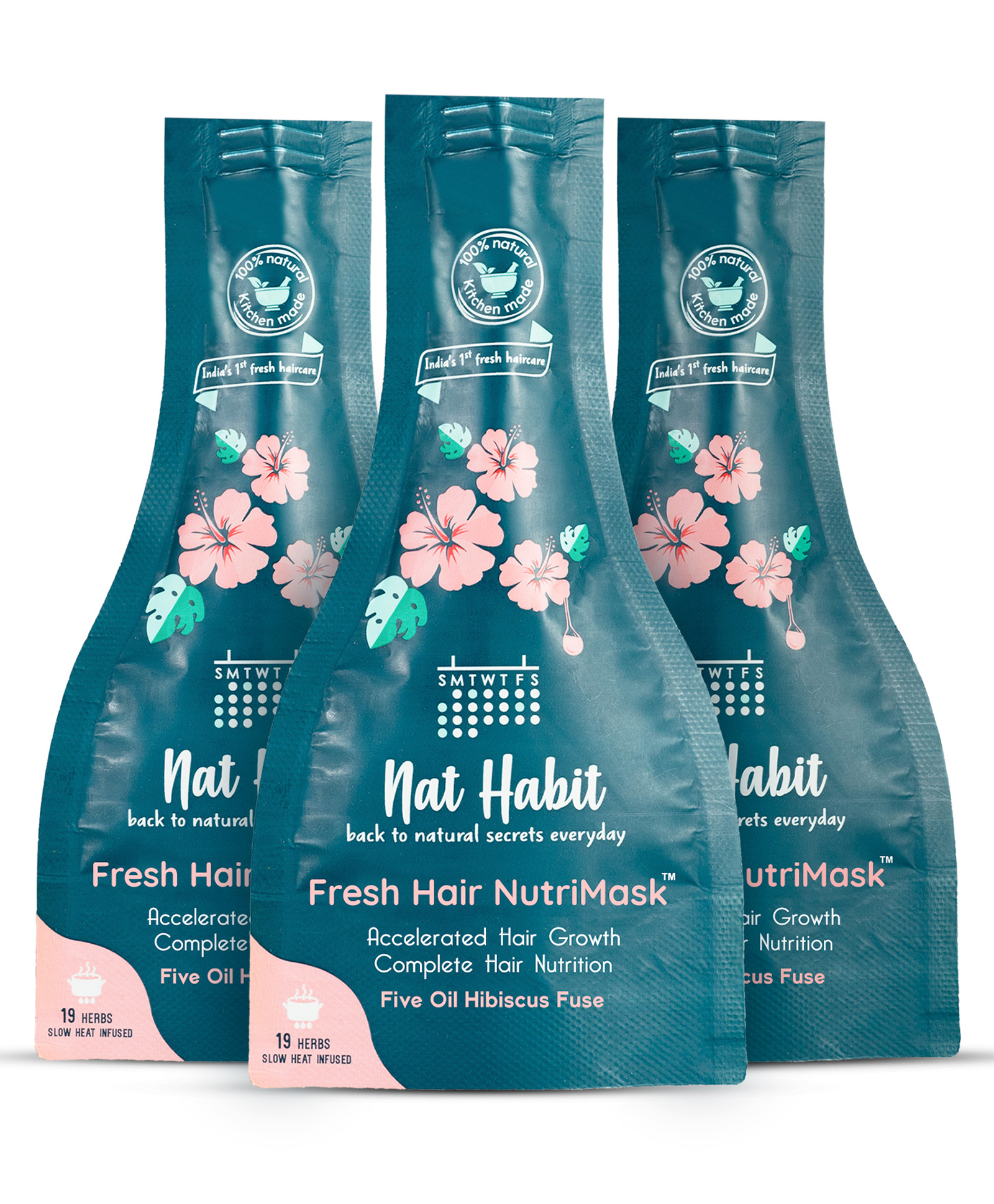 Nat Habit 5-Oil Hibiscus FRESH Hair Mask (NutriMask) - 40 gm Online in  India, Buy at Best Price from  - 11787340