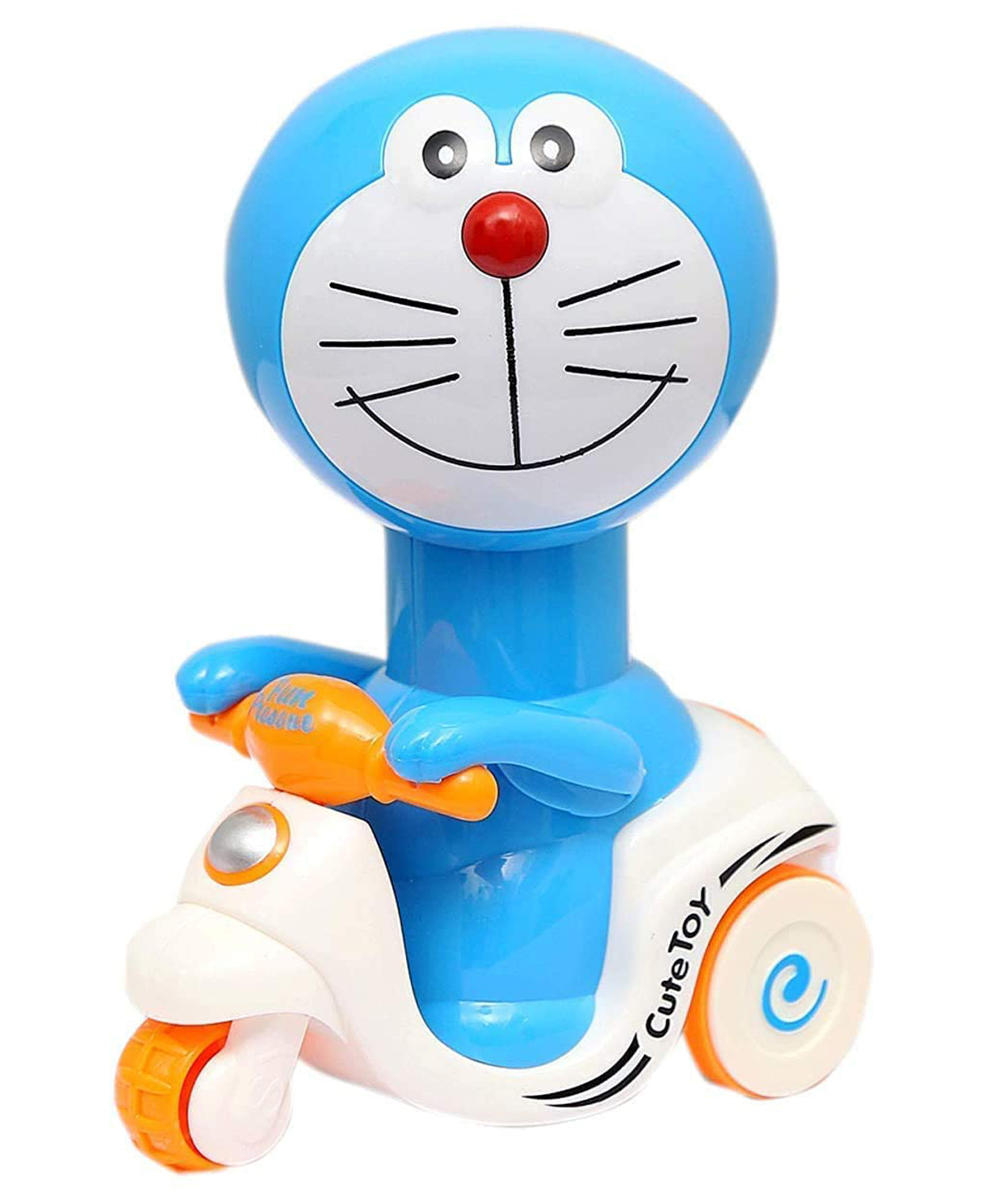 AKN TOYS Doraemon Pressure Toddler Car Toy Push and Go Doraemon Scooter Toy  for Kids - Blue Online India, Buy Pull Along Toys for (12 Months-3 Years)  at  - 11787478