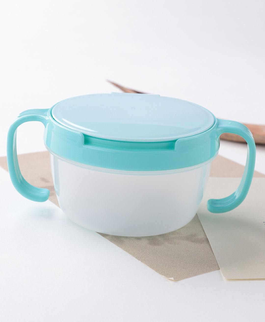 fab n funky Container With Lid And Dual Handle - Blue-picture-27