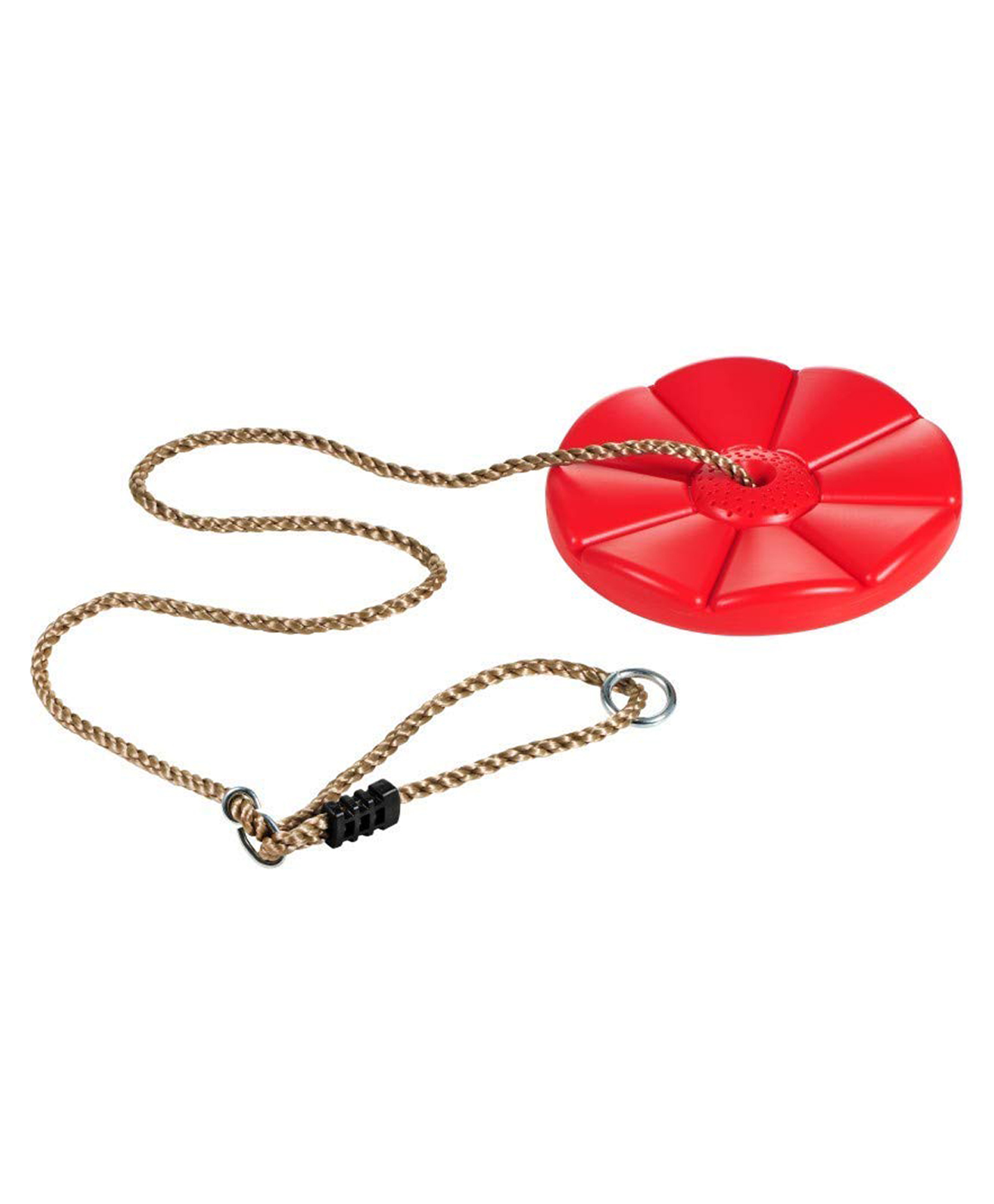 Renzor Plastic Round Disc Swing Seat With Adjustable Hanging Rope - Red-image-10