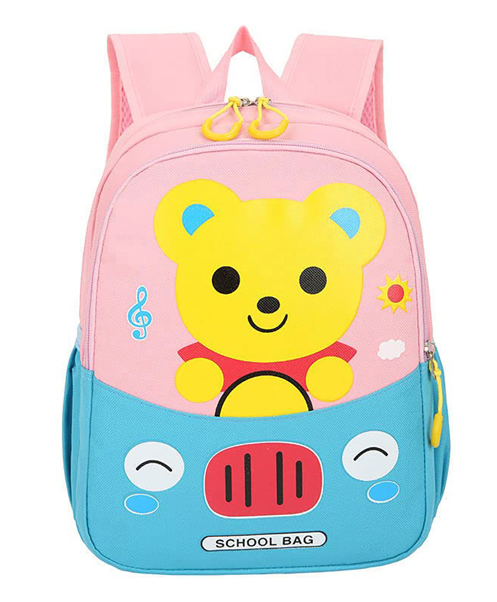 SYGA Children's School Bag Bear Cartoon Backpack Pink - 13 inches Online in  India, Buy at Best Price from  - 11794388