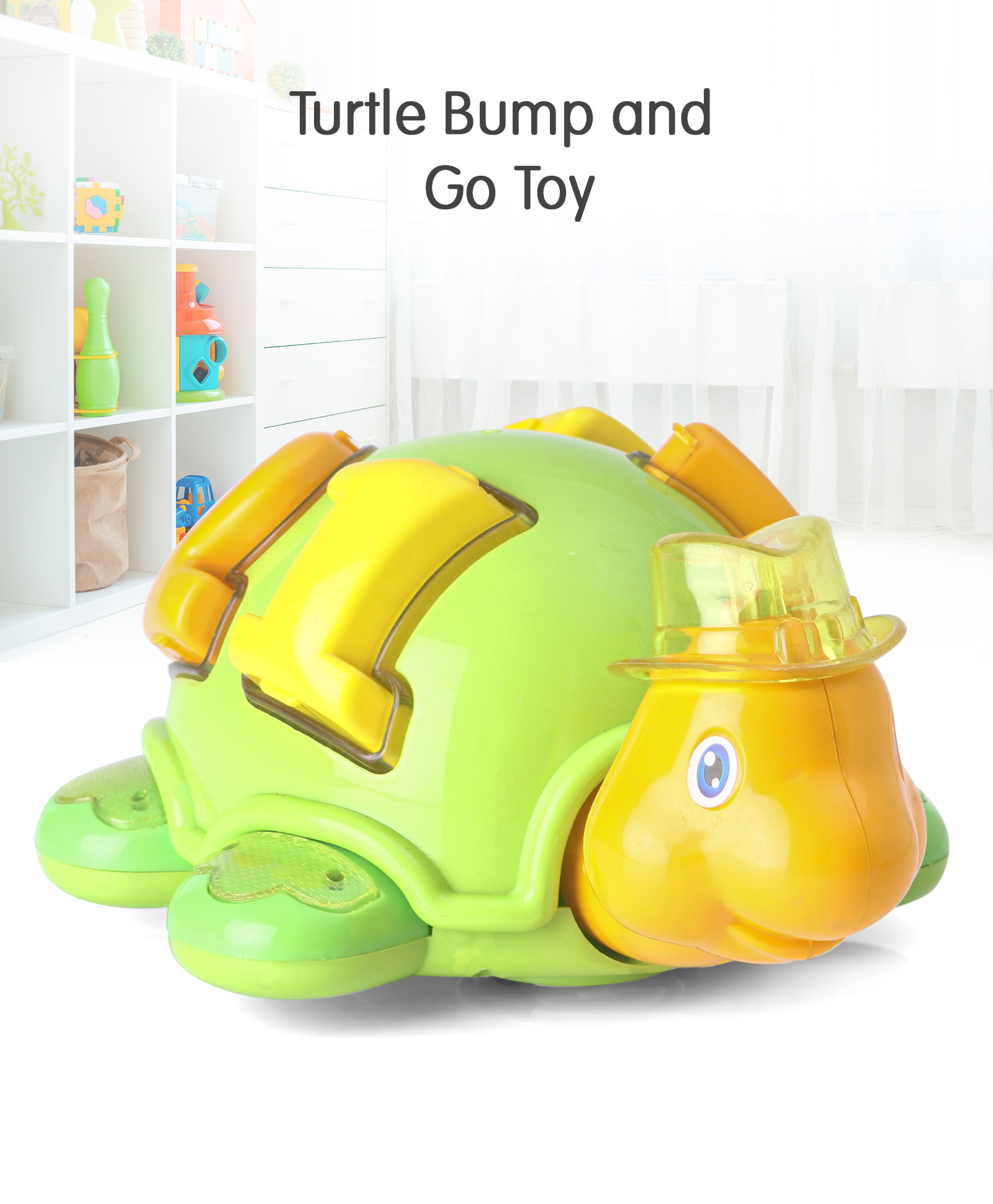 Tortoise Bump and Go Toy (Color May Vary)-image-32