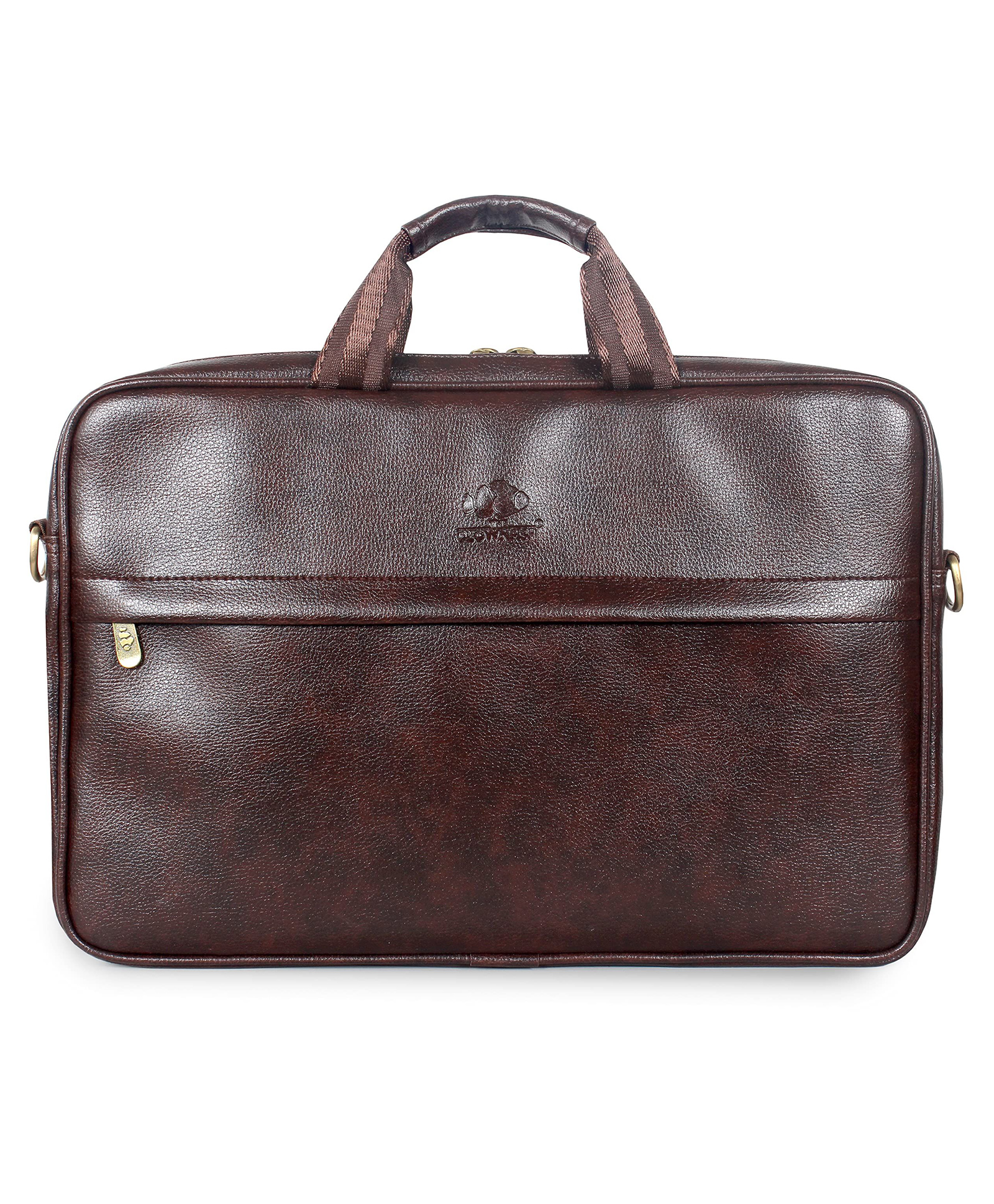 The Clownfish Noble Faux Leather 15.6 inch Best Laptop Messenger Briefcase Office Bag Shoulder Sling Bag Organizer Bag Executive Bag for Men Women with Multiple compartments (Dark Brown)-image-19