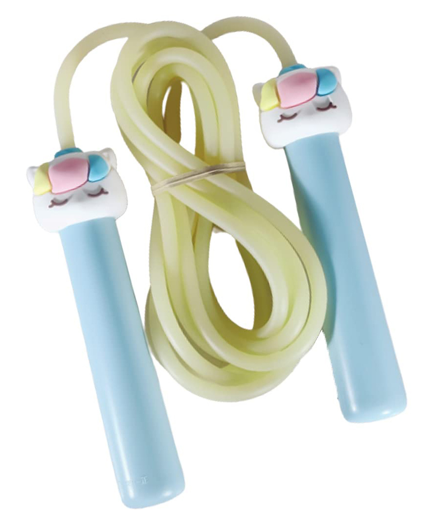 FunBlast Silicon Adjustable Length Skipping Rope - Blue-picture-13