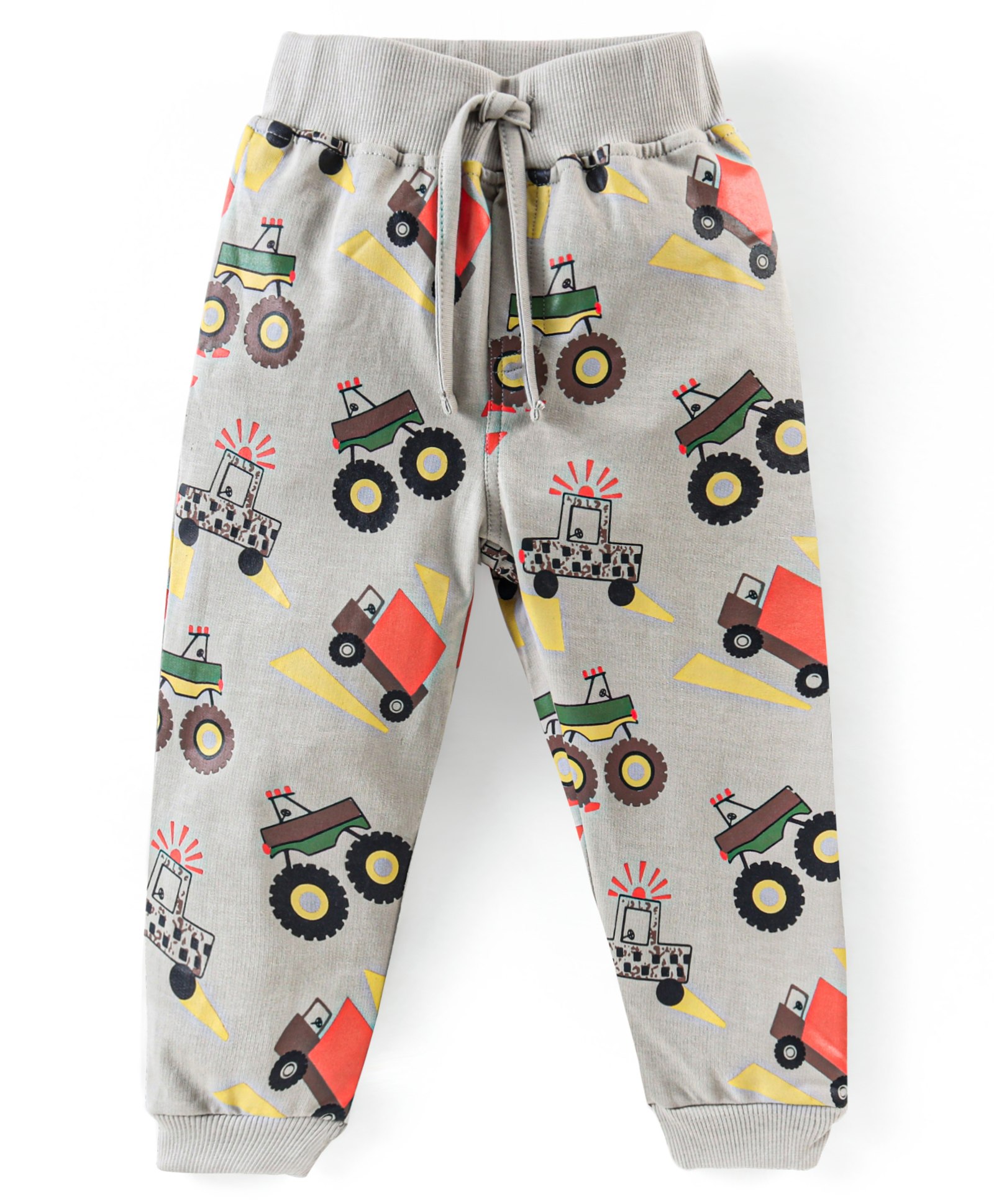 Kookie Kids Full Length Lounge Pants Vehicle Print - Grey-image-38