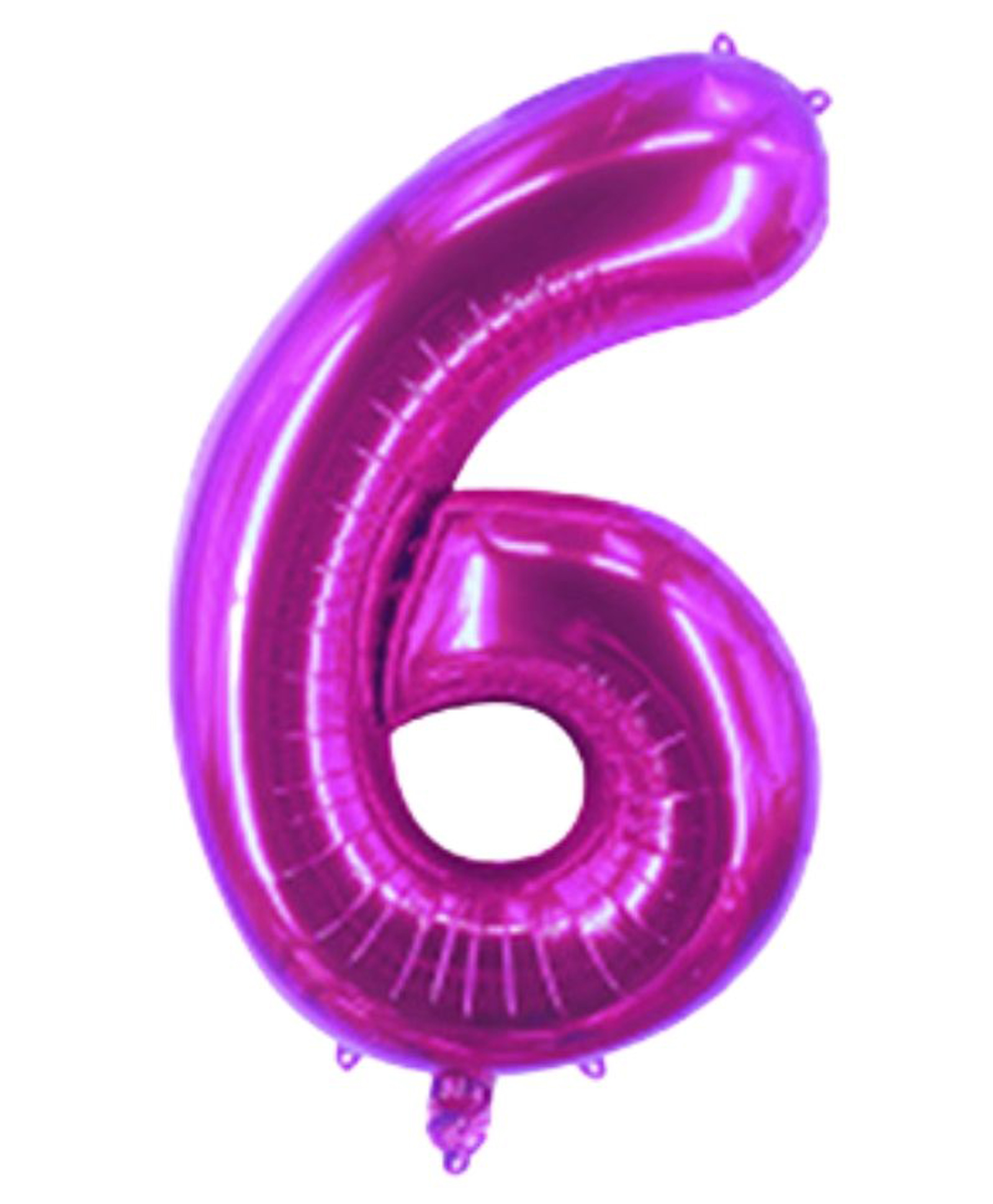 Party Anthem Number 6 Foil Balloon - Pink-picture-20