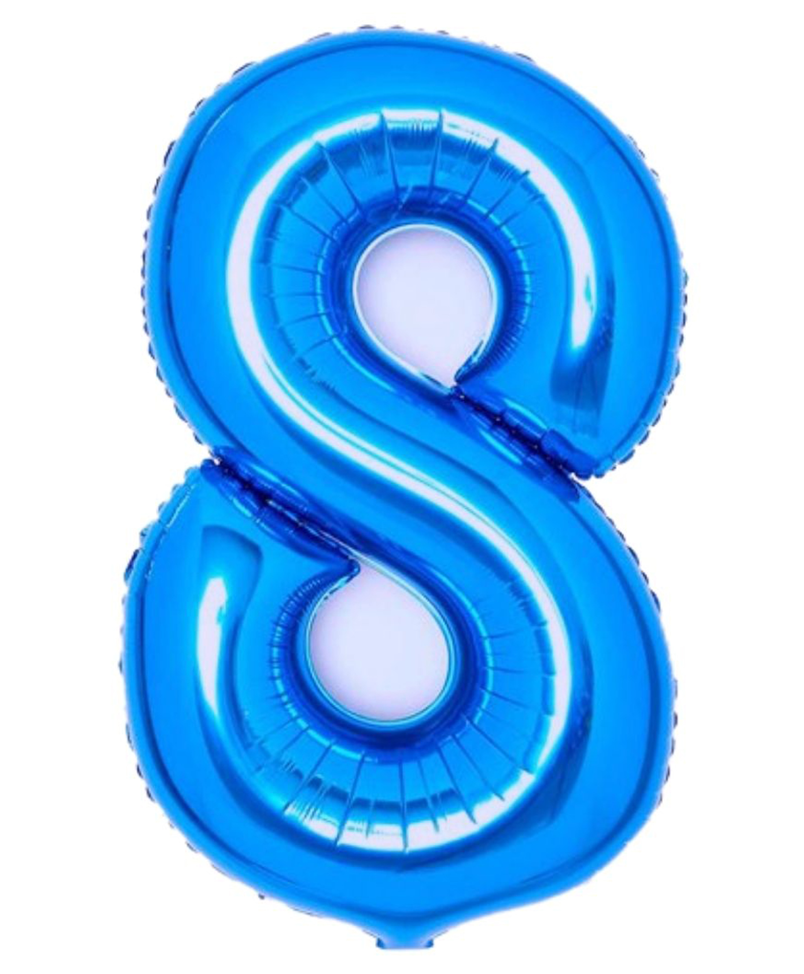 Party Anthem Number 8 Foil Balloon -  Blue-image-39