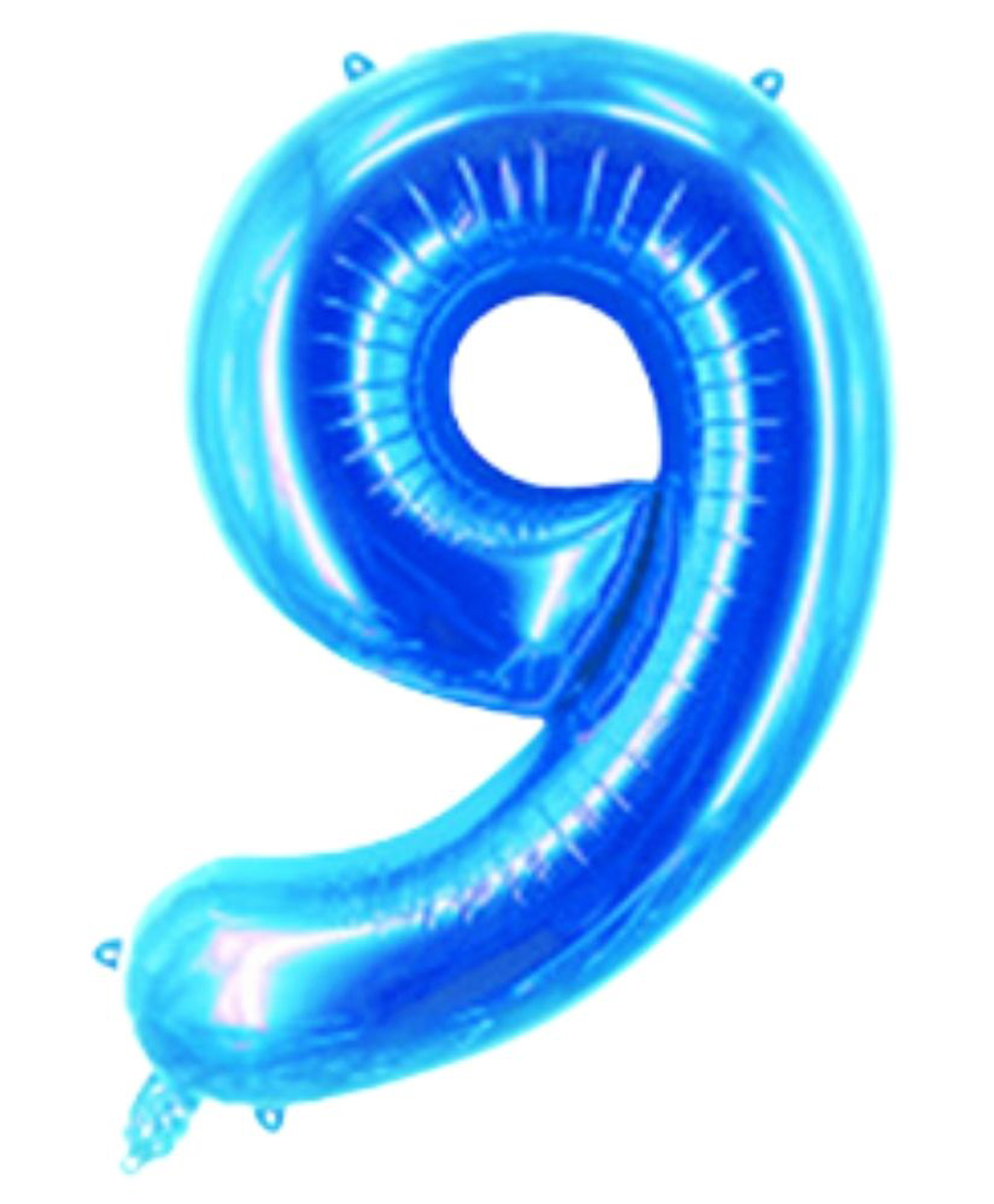 Party Anthem Number 9 Foil Balloon -  Blue-image-38