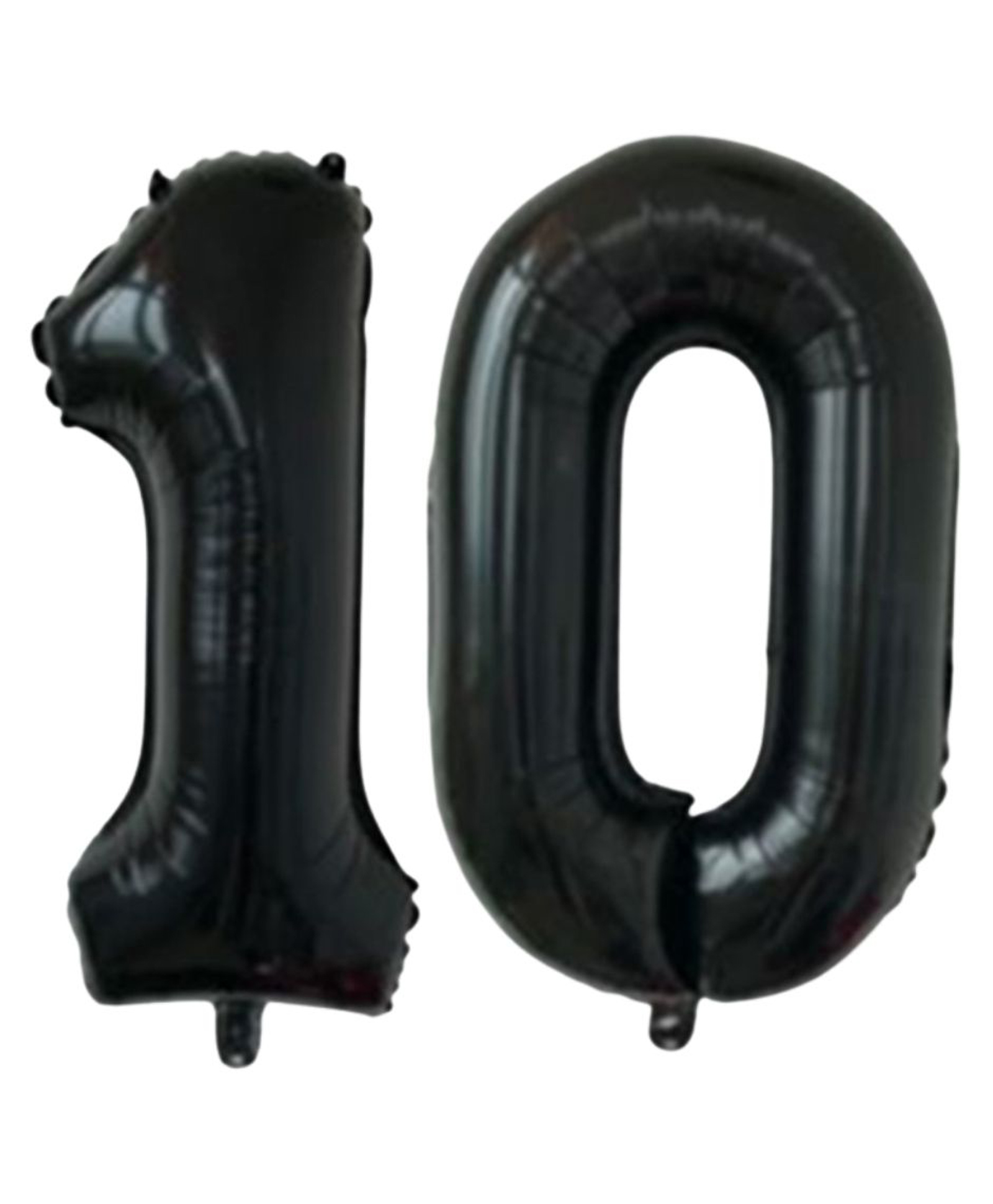 Party Anthem Number 10 Foil Balloon Pack Of 2 Black - Height 40.6 cm-image-42
