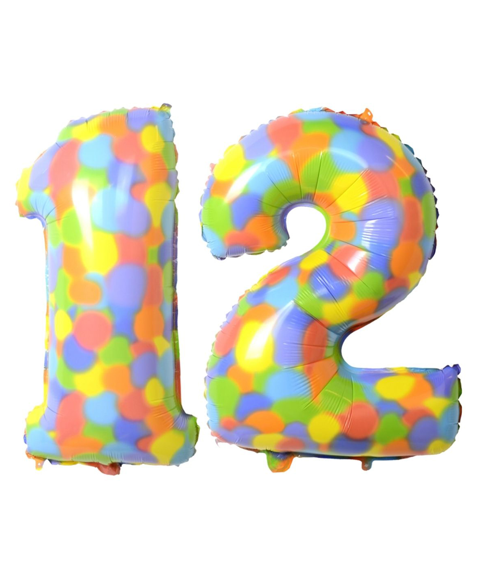 Party Anthem Number 12 Foil Balloon Multicolor - Height 81 cm-image-12
