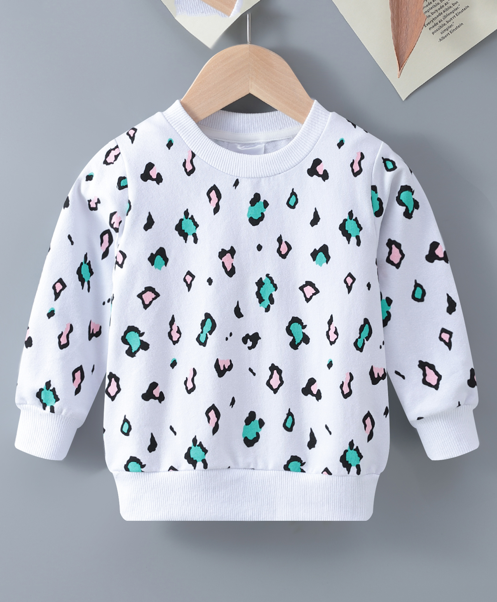 Kookie Kids Long Sleeves Printed Sweatshirt - White-image-26
