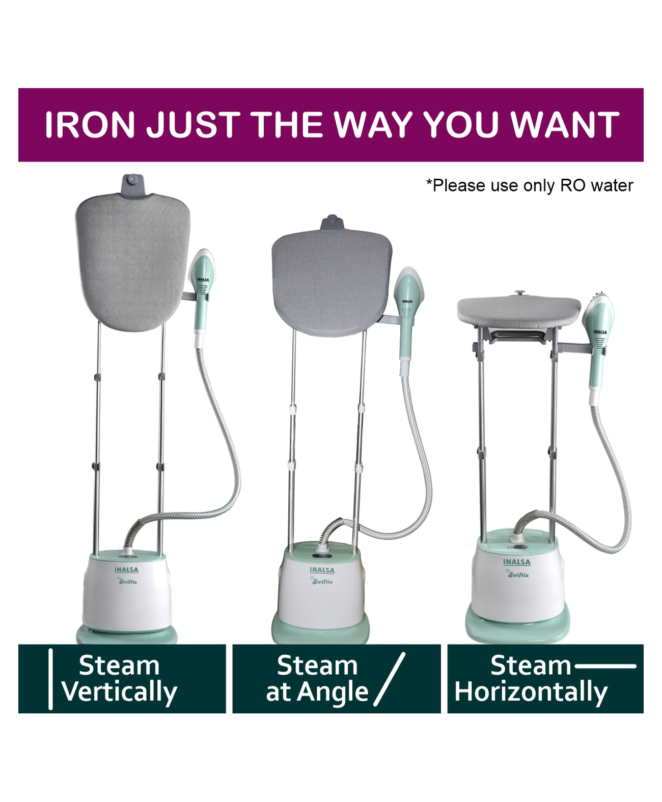 inalsa swiftix garment steamer