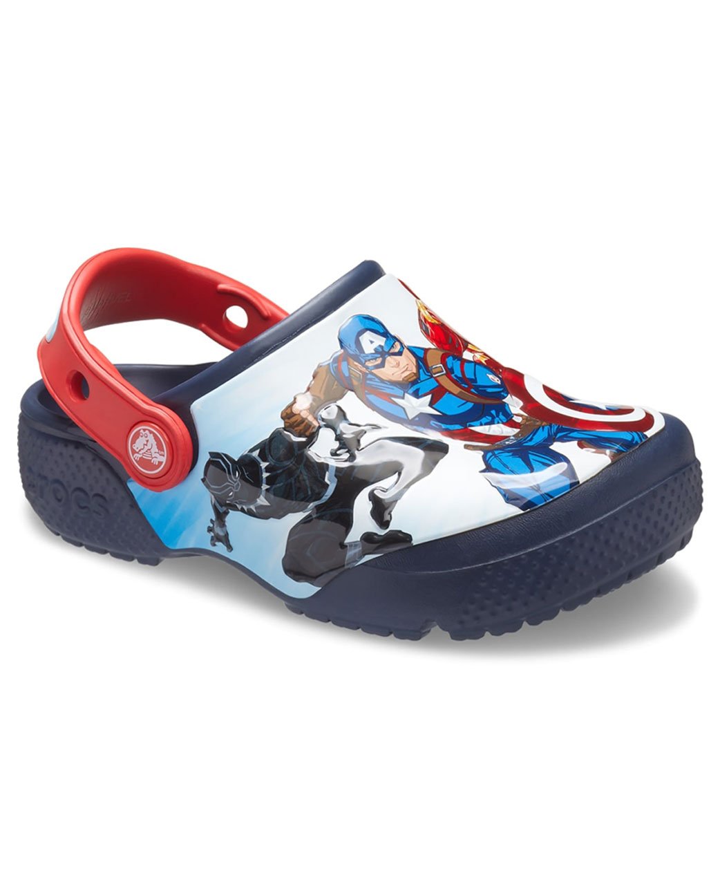 Buy Crocs Marvels Avengers Captain America Printed Unisex Clogs - Multi  Colour for Both (7-8 Years) Online, Shop at  - 11846541