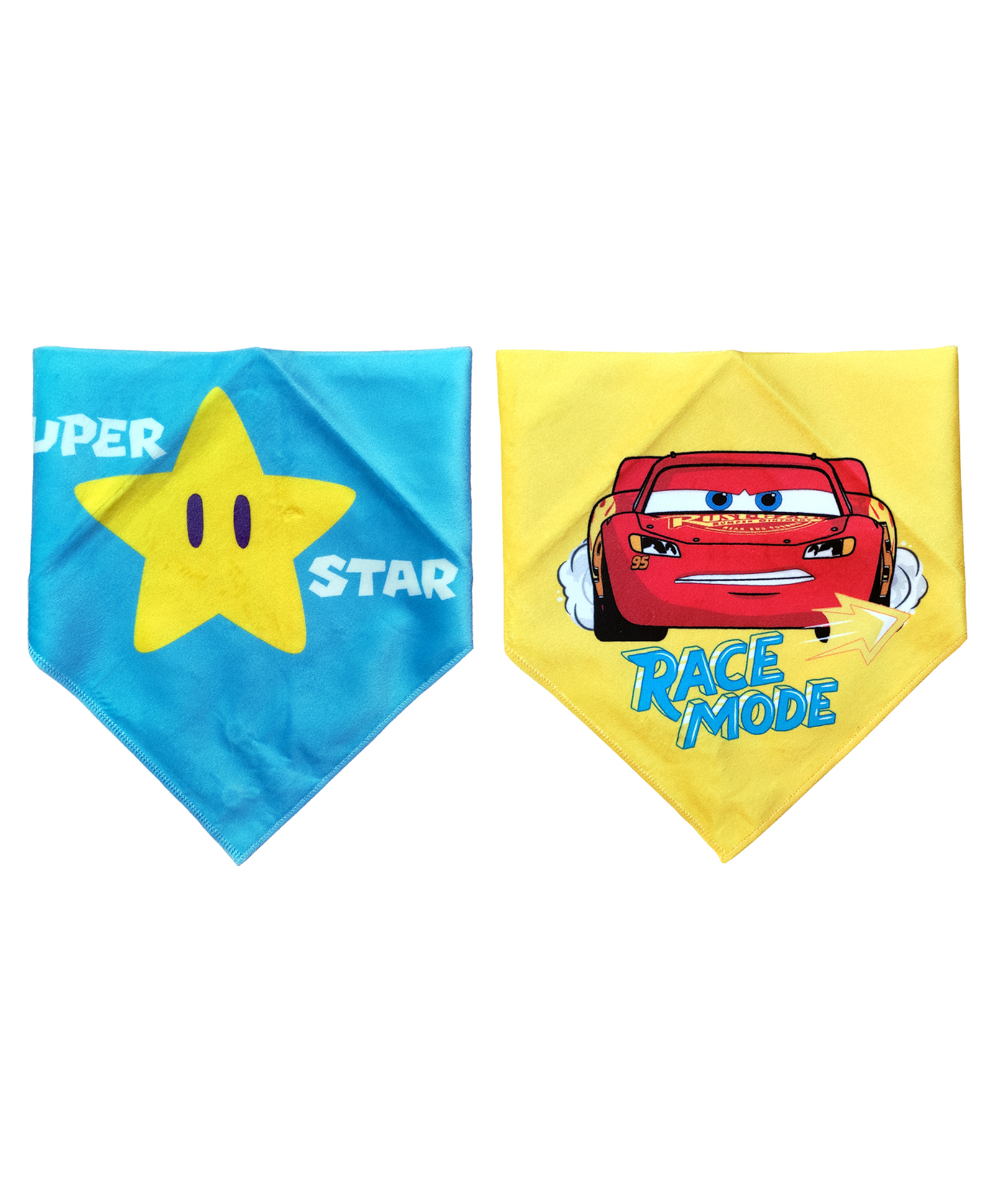 DOMENICO Colorful Bandana Drool Bibs 100% Cotton Double Layer Adjustable (Colour & Print May Vary)-picture-23