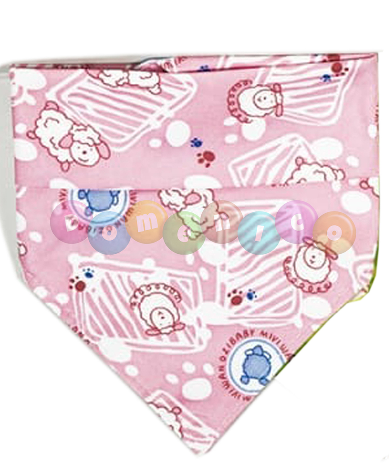 DOMENICO 100% Cotton Double Layer Adjustable Bibs Colour & Print May Vary-picture-20