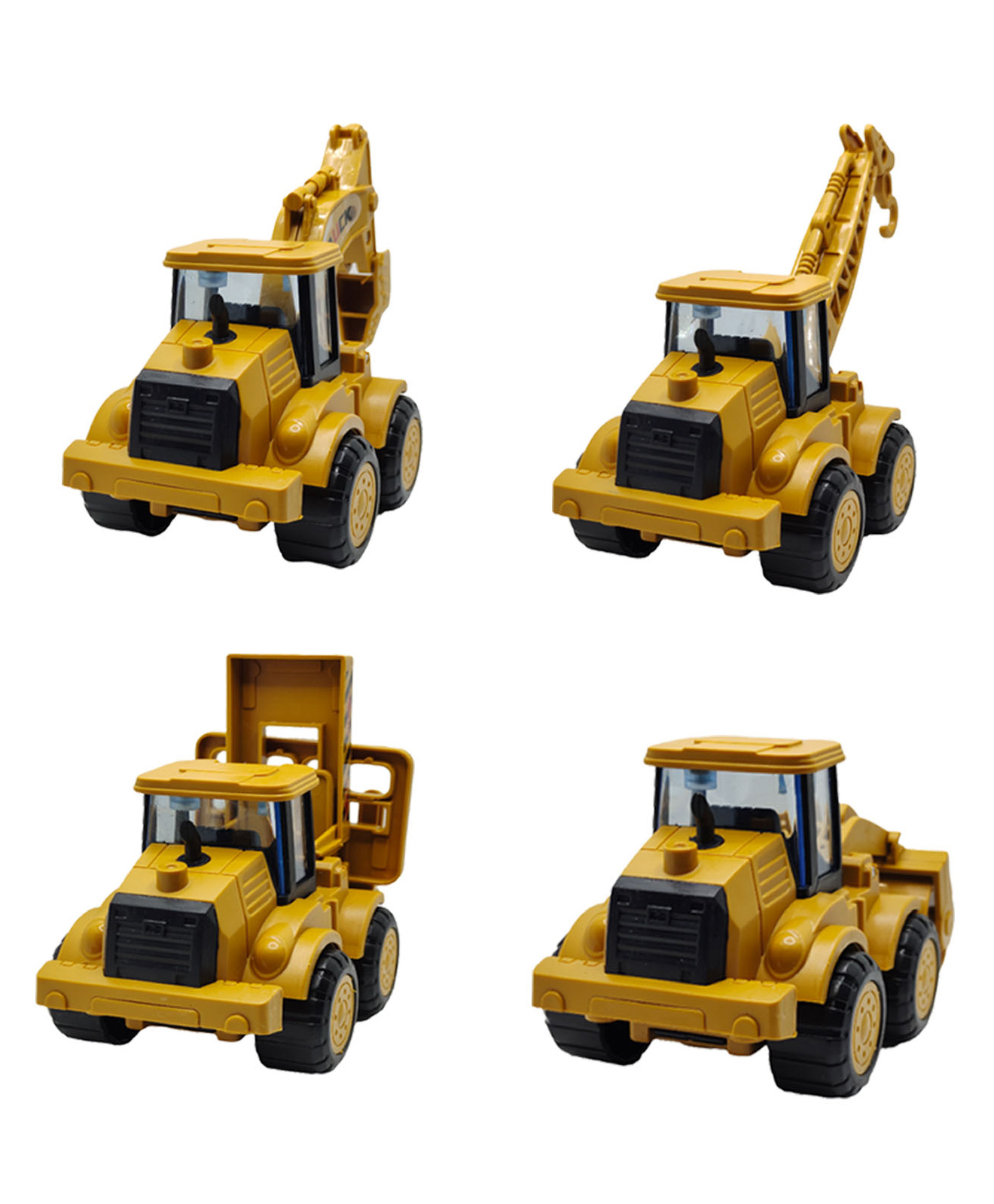 SVE Construction Vehicles Pack of 4  Multicolor-image-14