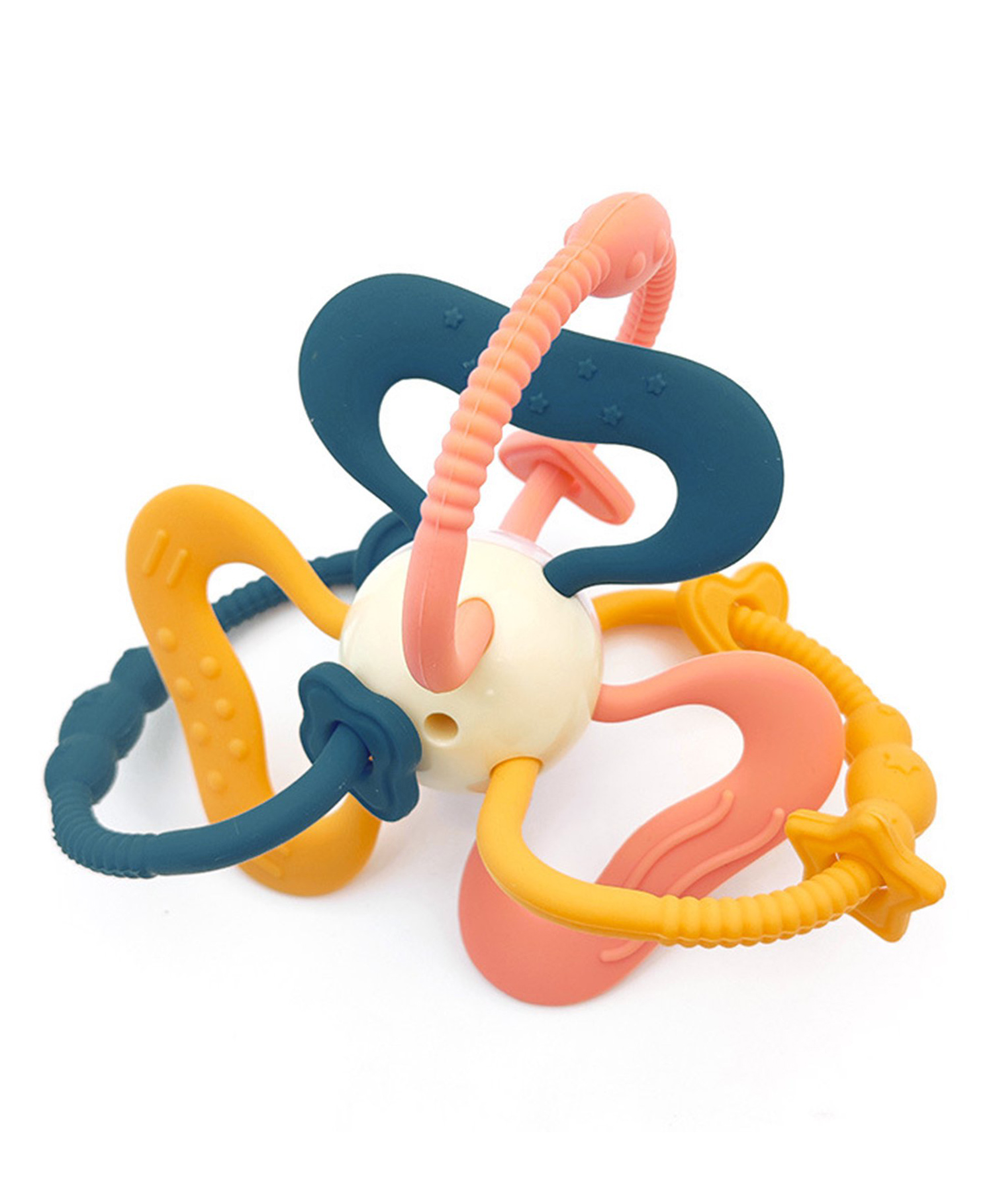 StarAndDaisy Soft Teeth Rattle Ball Toys - Multicolor-image-22