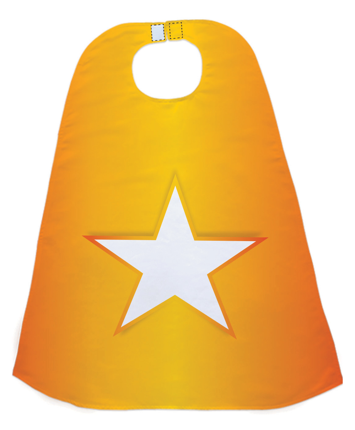 Right Gifting Digital Printed Satin Cape For Kids - Orange-picture-17