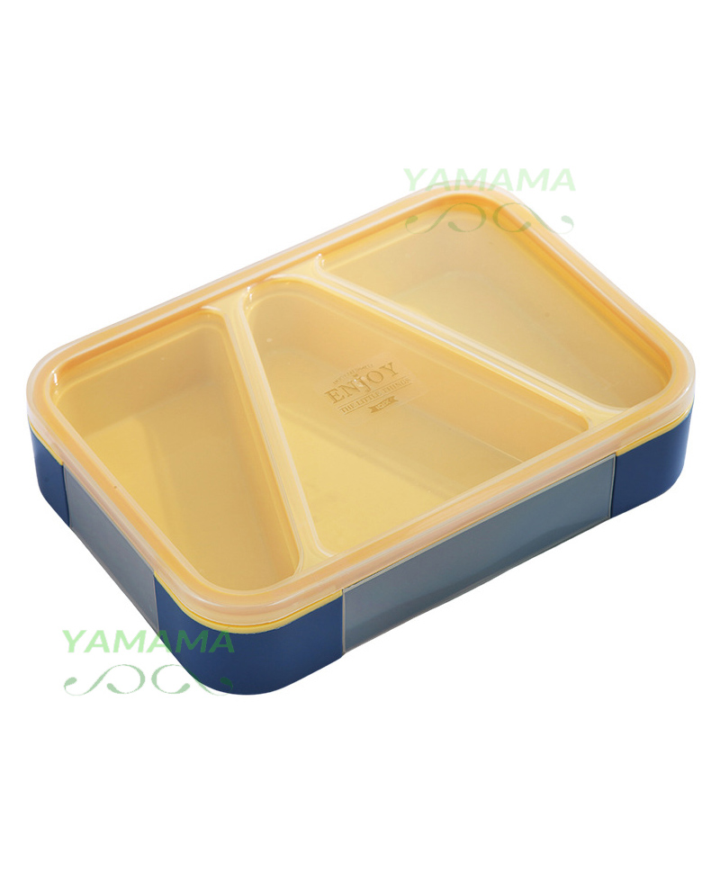 Yamama Lunch Box Portable Leak-proof Bento Box for Kids with Compartments (Color May Vary)-image-15