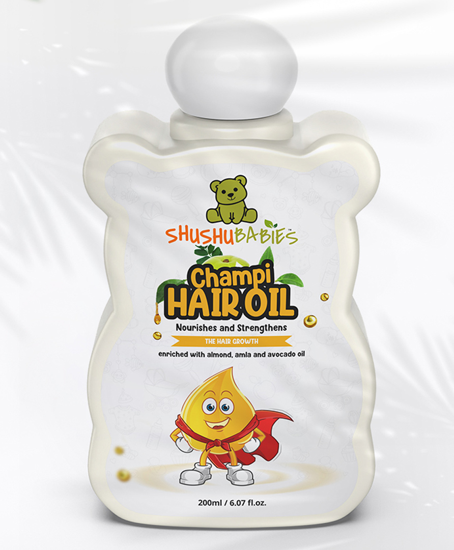 ShuShu Babies  Natural Champi Hair Oil with Amla, Avocado and Gooseberry- 200 ml-picture-21