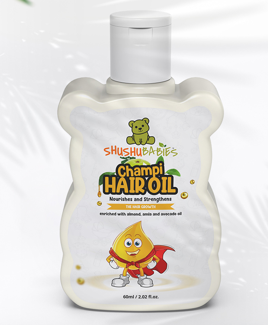 ShuShu Babies Natural Champi Hair Oil with Avocado and Gooseberry- 60 ml-picture-11