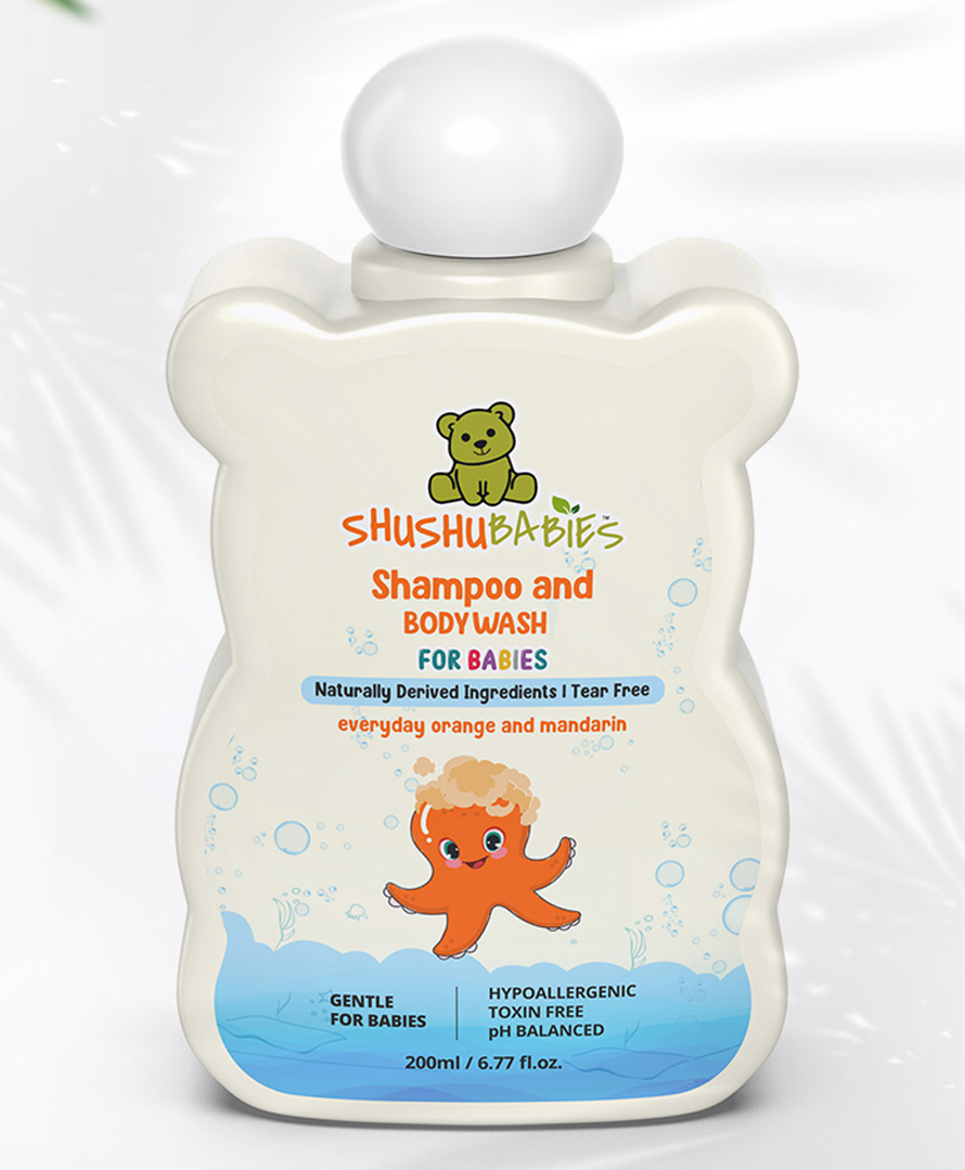 ShuShu Babies Everyday Orange and Mandarin Shampoo and Body Wash For Babies- 200 ml-picture-25