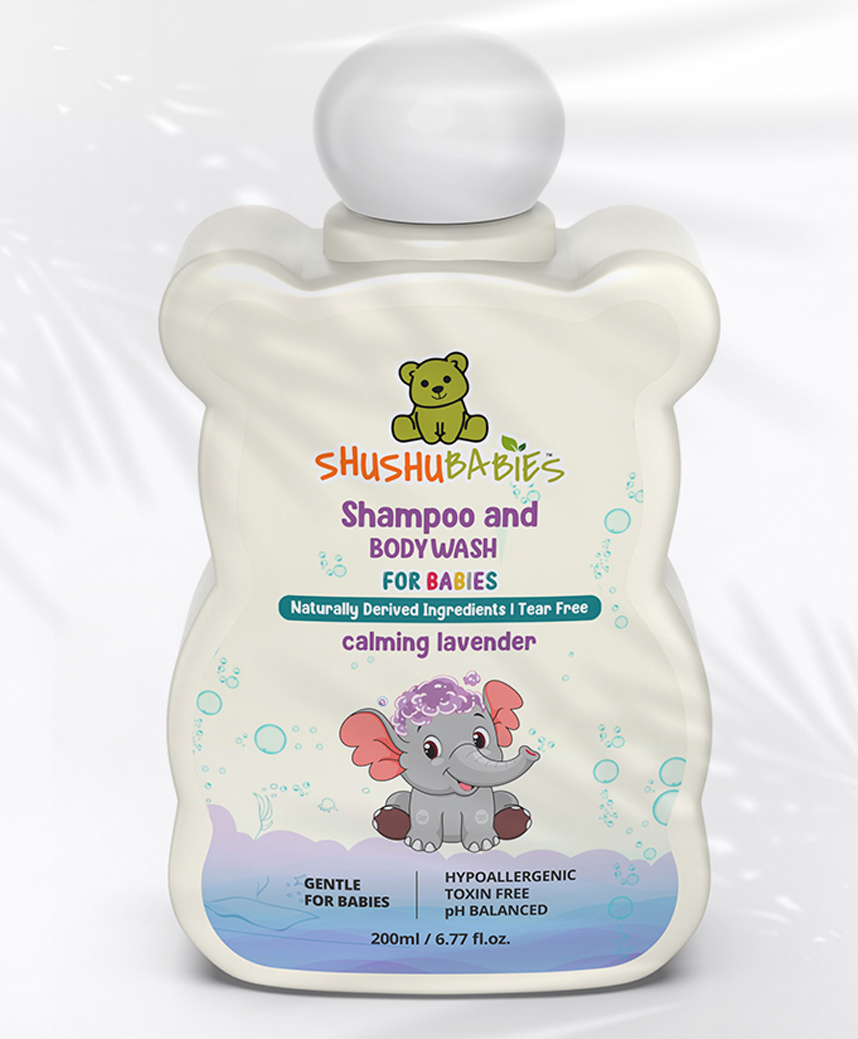 ShuShu BabiesCalming Lavender Shampoo and Body Wash For Babies- 200 ml-image-48