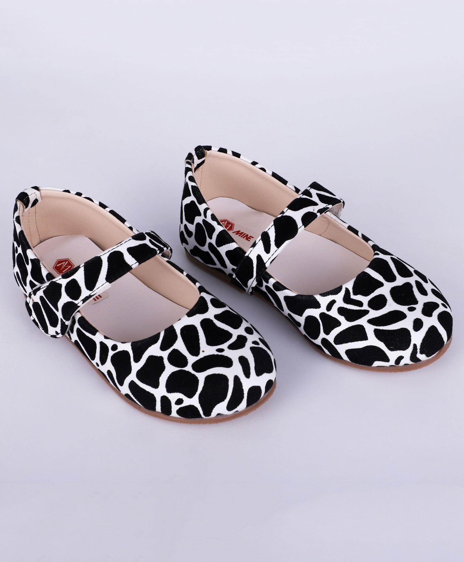 Mine Sole Cheetah Printed Bellies - Black And White-picture-11