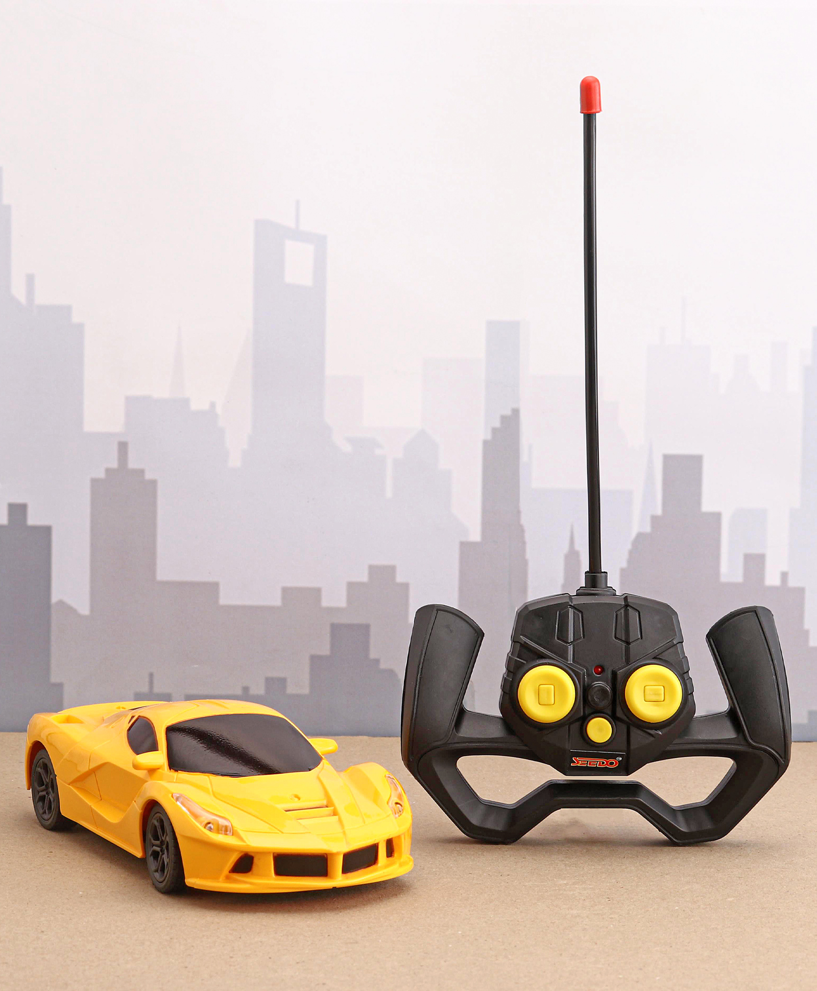 Seedo Remote Control Racer Toy Car - Yellow-picture-10