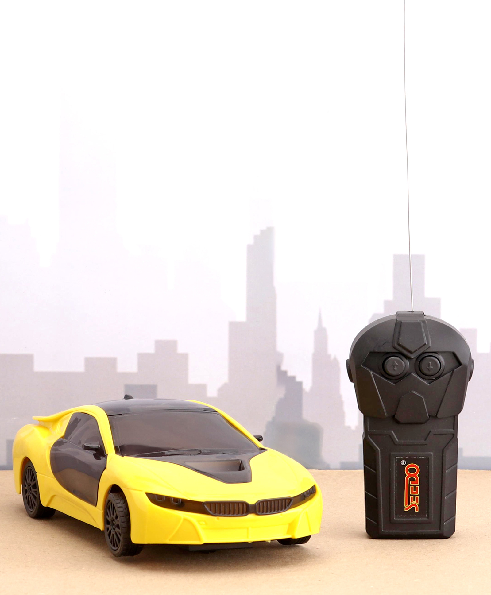 Seedo Light Blaster Remote Control Car - Yellow-image-4