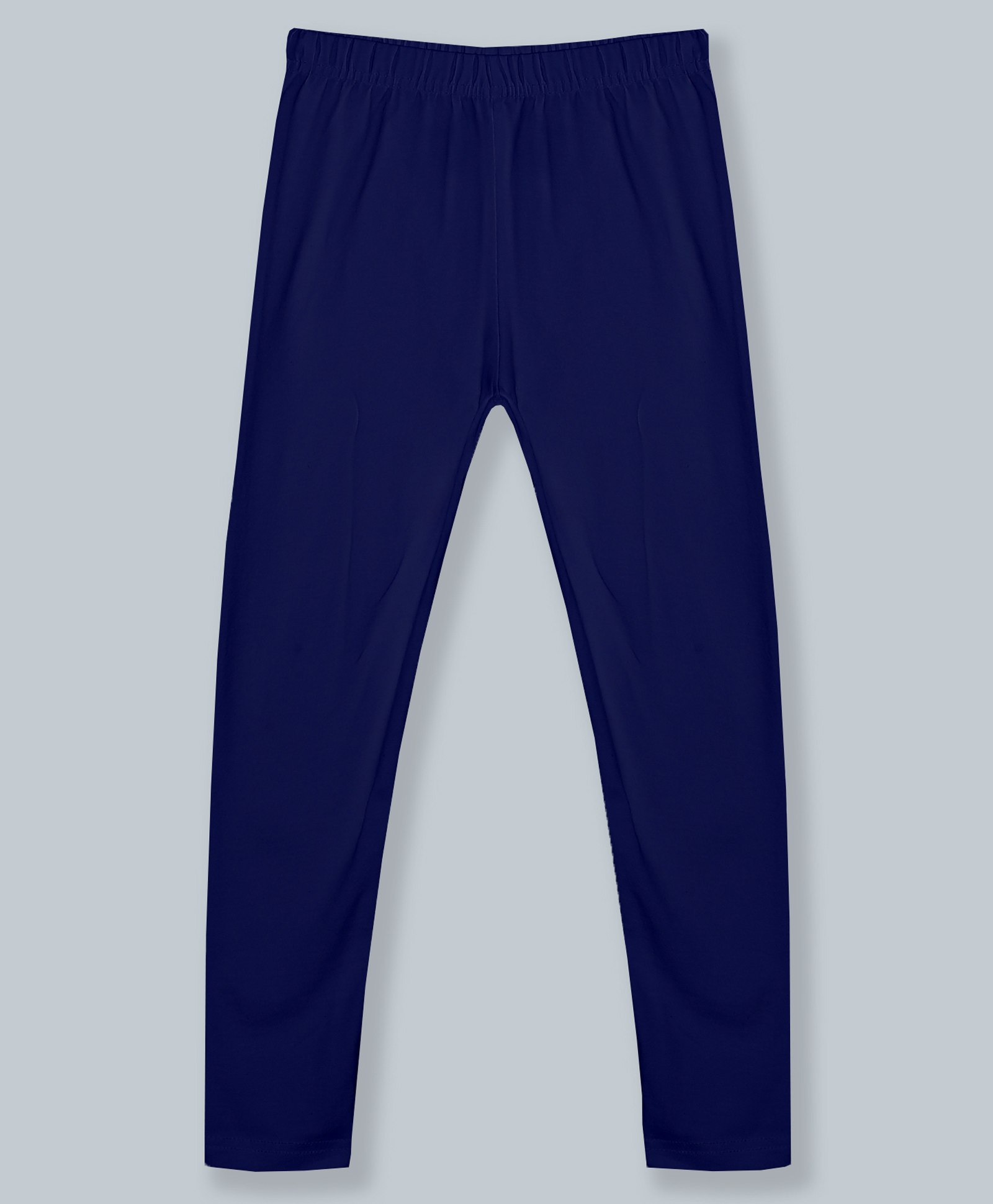 Kiddopanti Solid Ankle Length Legging - Navy Blue-image-38