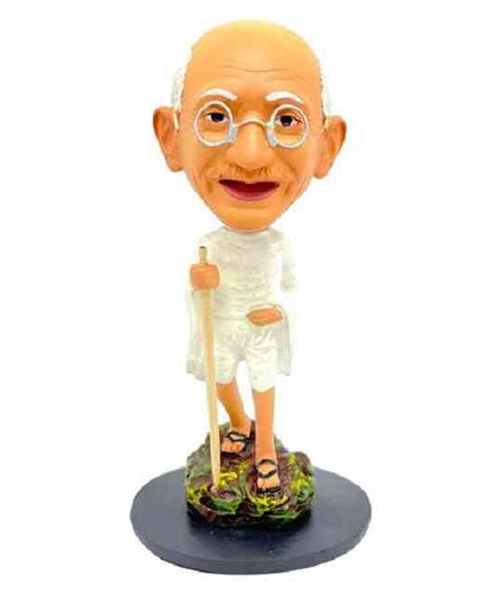 Awestuffs Father of Nation Car Decoration Bobblehead Action Figure- Height 16 cm-image-29