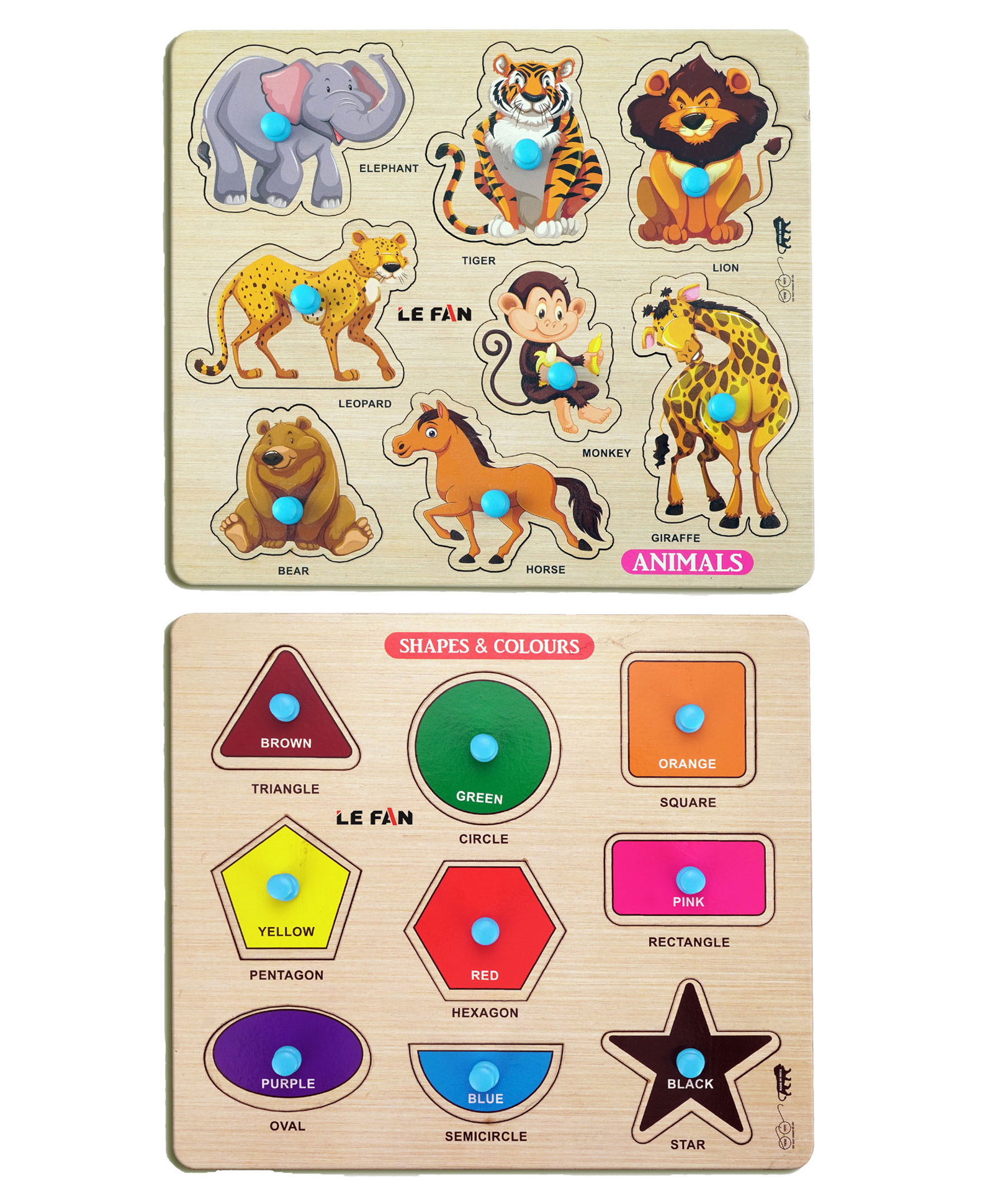 Lefan Educational Jigsaw Puzzles Learning Toys Kit Board Game Set of Animals & Shapes & Colours Educational Toy Pack of 2 -17 Pieces Online India, Buy Puzzle Games & Toys for (3-8 Lefan Educational Jigsaw Puzzles Learning Toys Kit Board Game Set of Animals & Shapes & Colours Educational Toy Pack of 2 -17 Pieces Online India, Buy Puzzle Games & Toys for (3-8