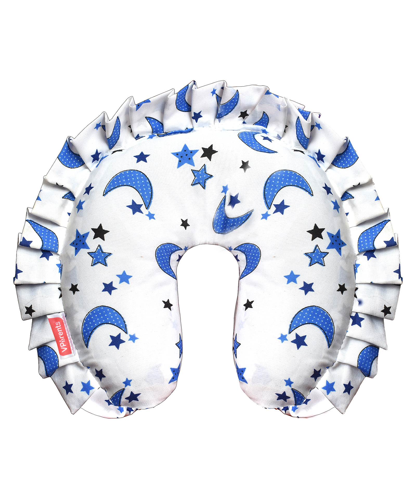 VParents galaxy Neck Support Soft Pillow for New Born Baby U Shape Pillow BLUE-picture-19