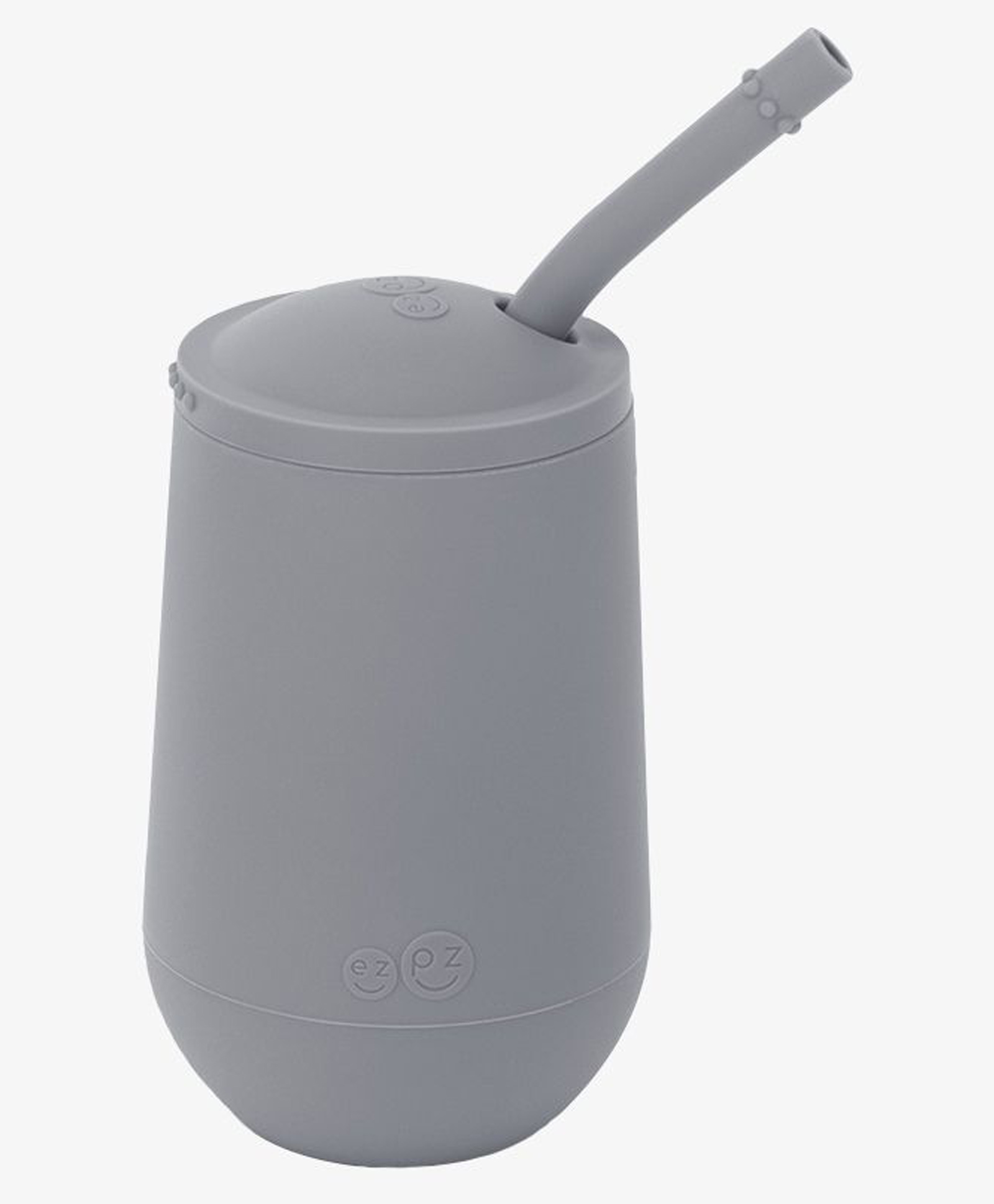 ezpz Happy Cup with Straw System Grey - 236 ml-image-25
