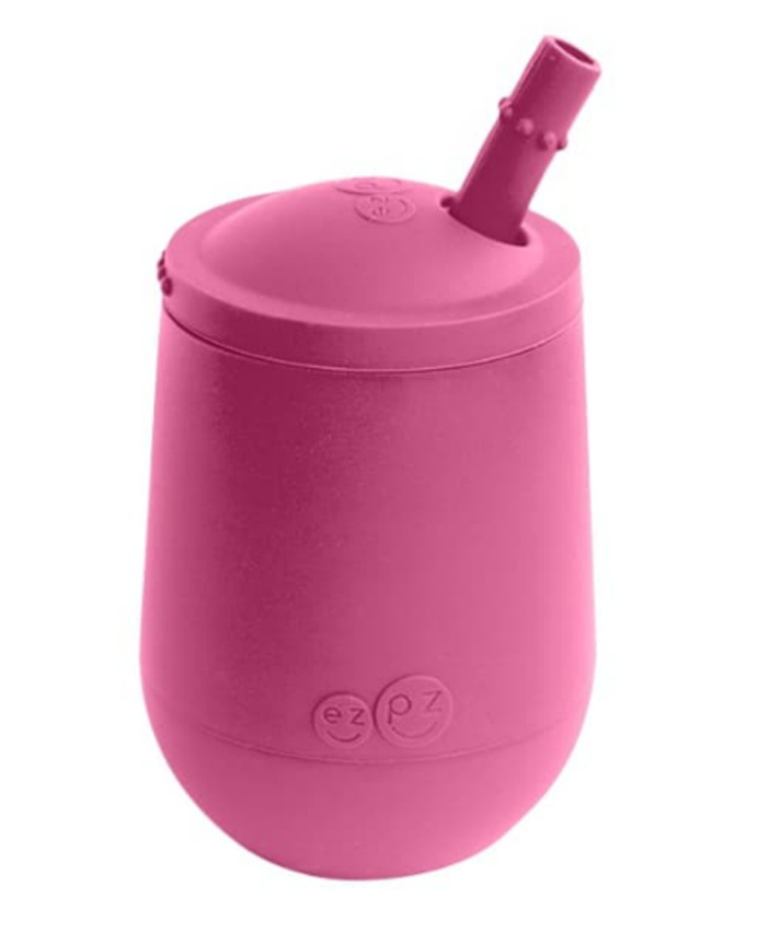ezpz Mini Cup with Straw Training System Pink - 118 ml-picture-27